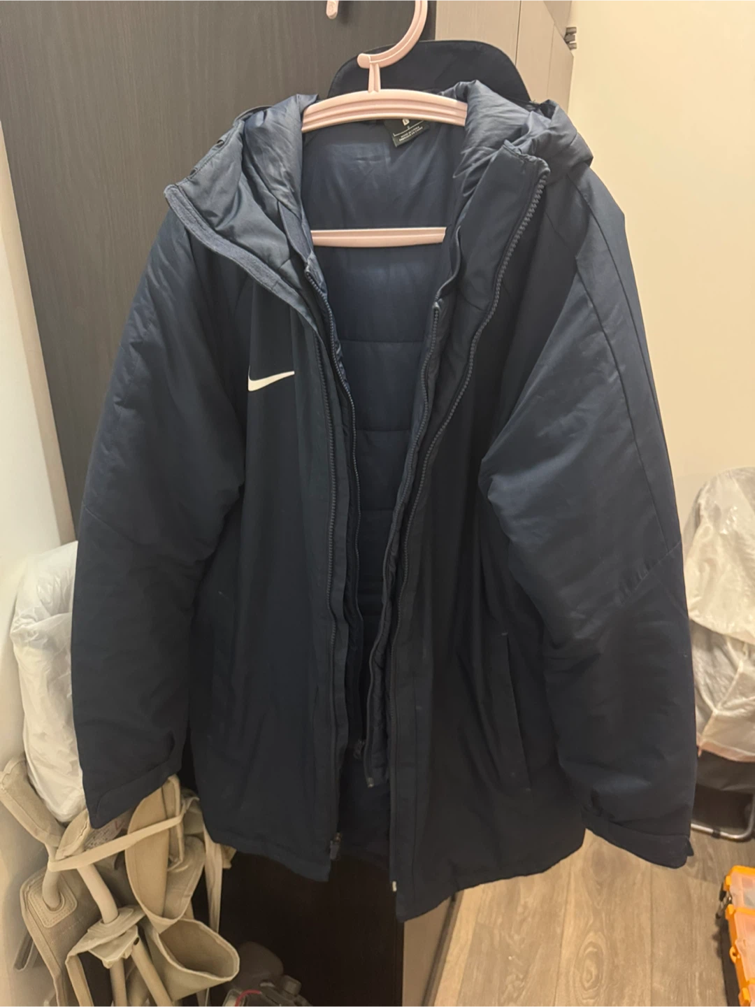 Nike Navy Blue Winter Jacket - Size L - photo 2