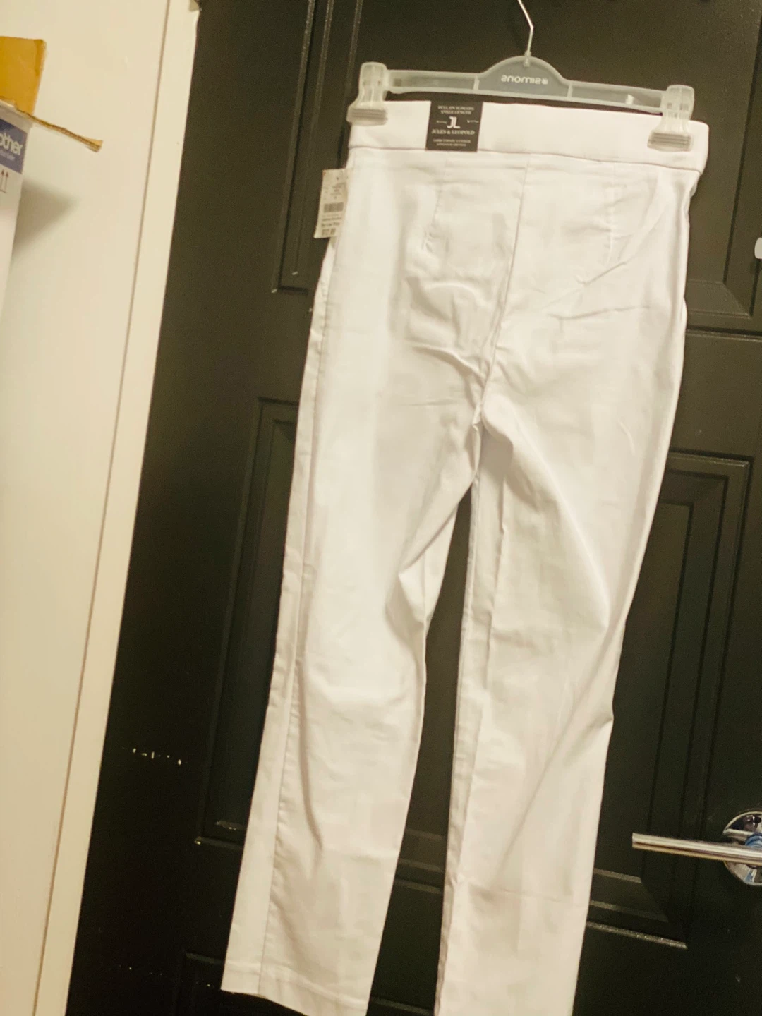 New Jules & Leopold White Slim Leg Ankle Pants - Size S/P - photo 2