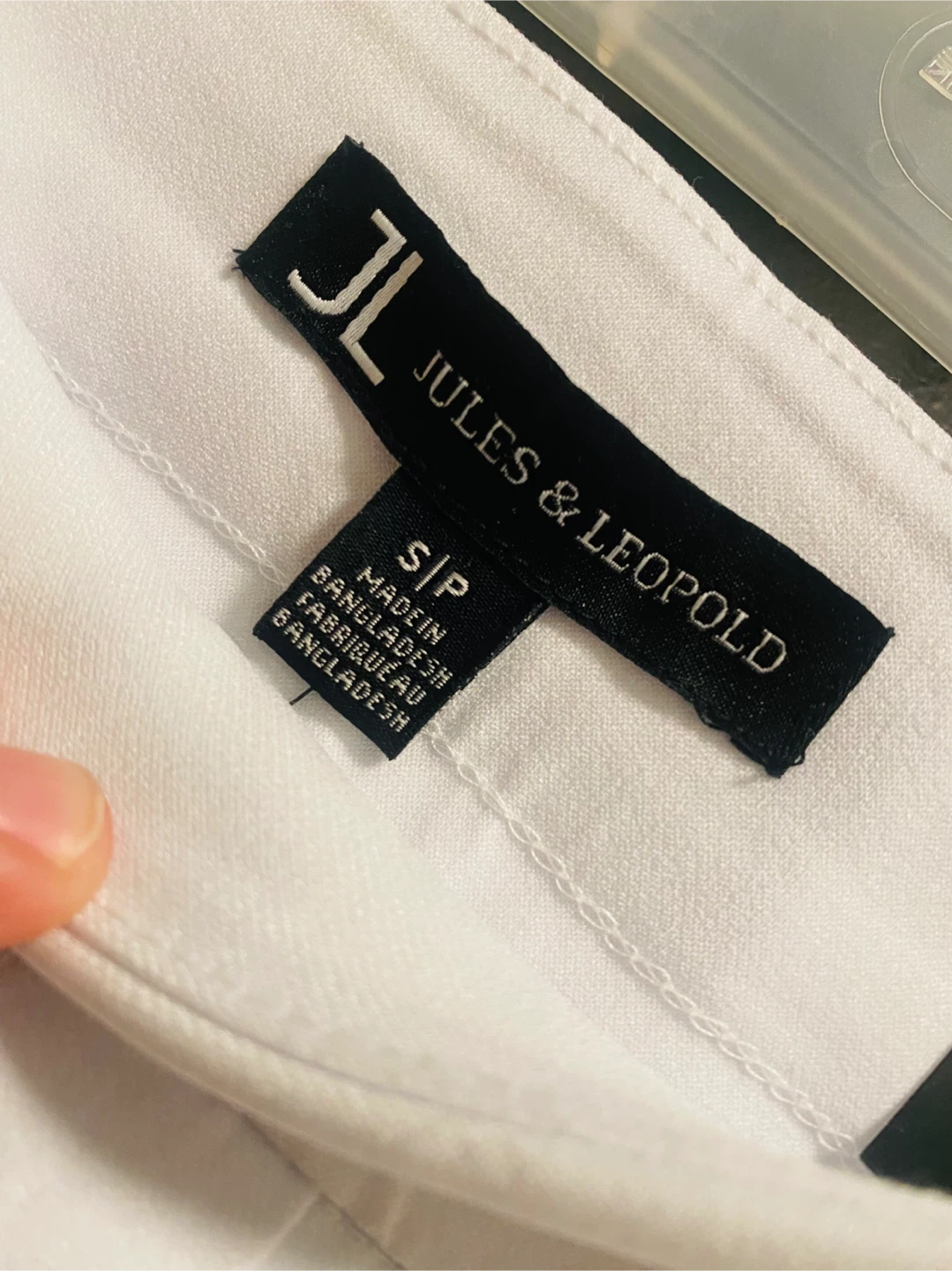 New Jules & Leopold White Slim Leg Ankle Pants - Size S/P - photo 5