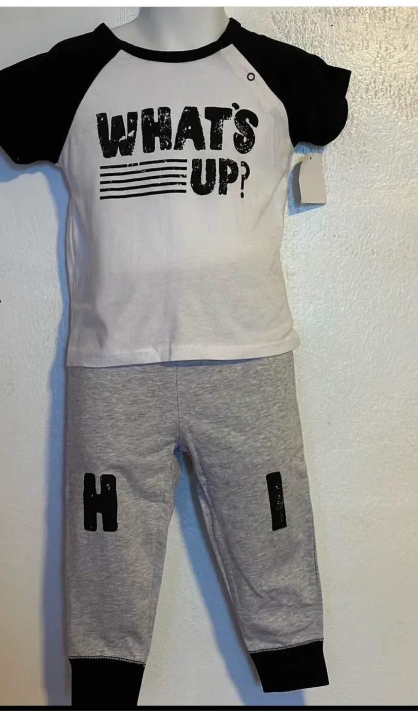 Baby Outfit - What's Up? T-Shirt & Pants thumbnail