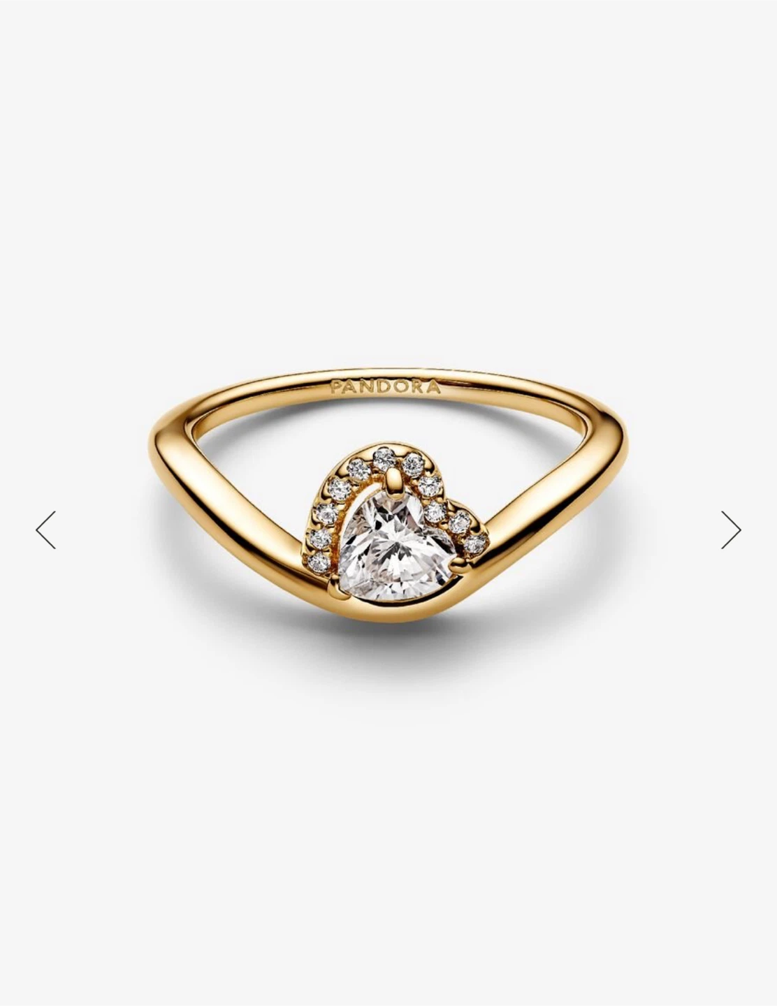 Pandora Wavy Heart Ring - photo 3