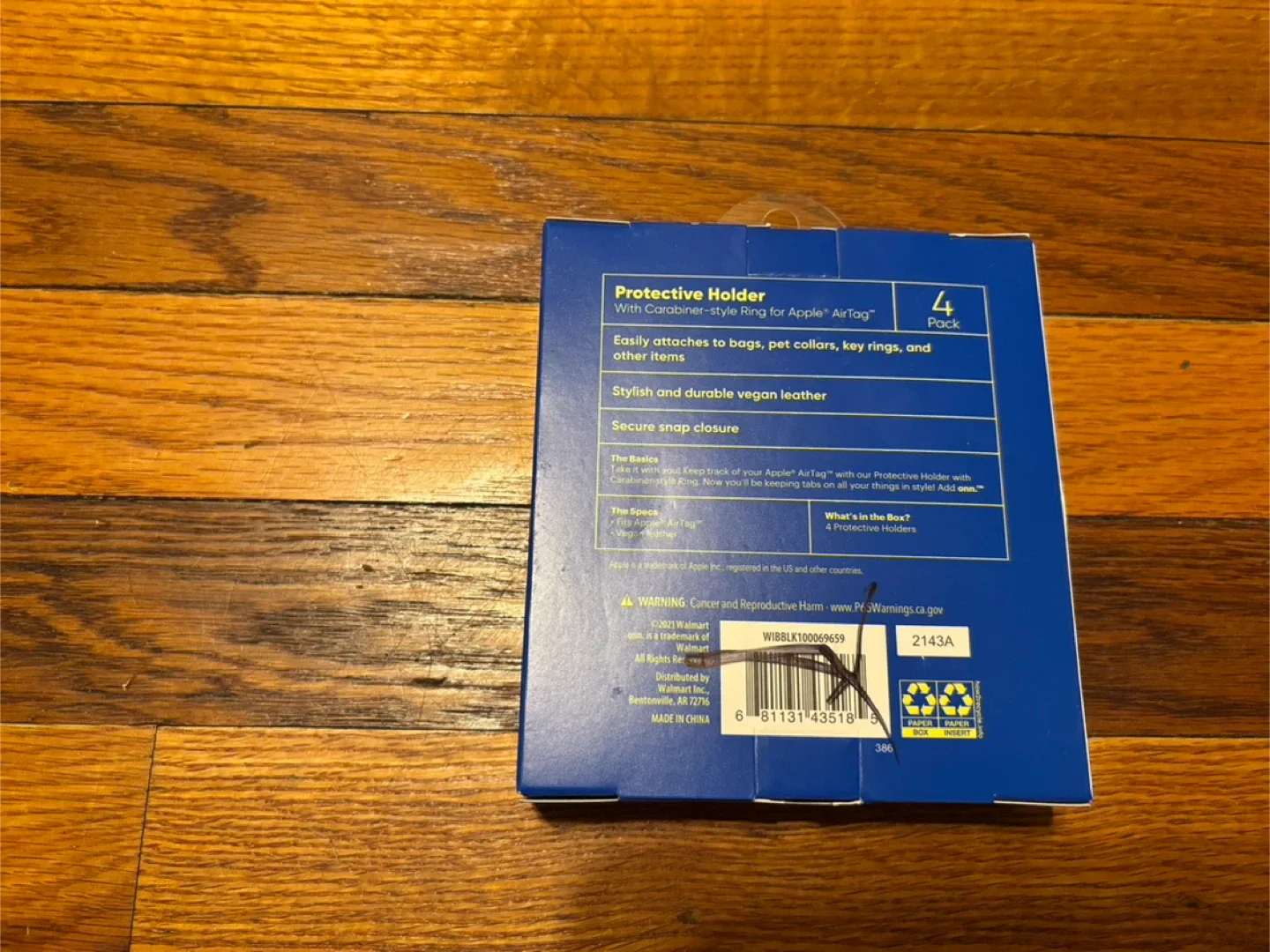 Onn. Protective Holder 4-Pack for Apple AirTag image indicator(2)