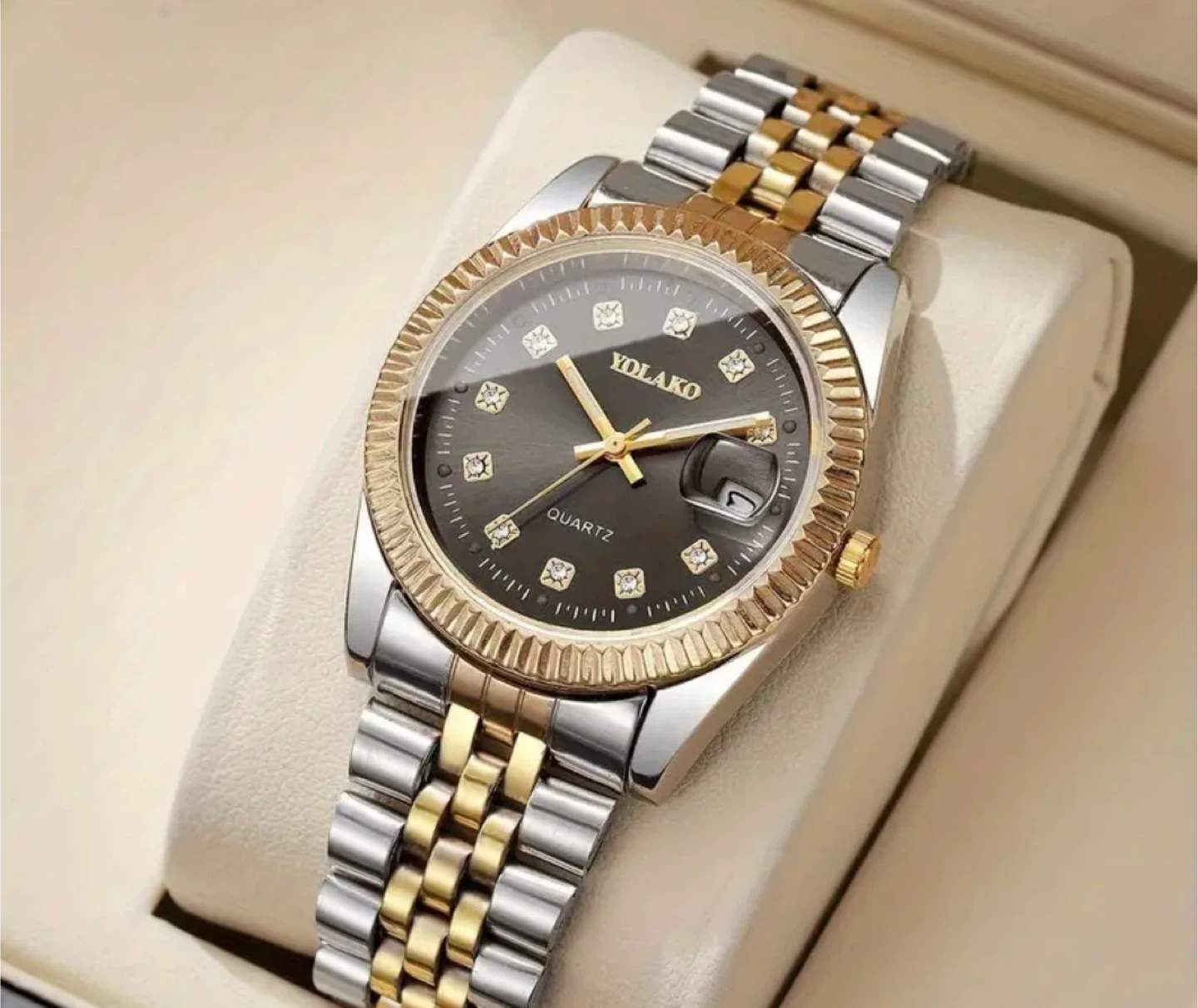 Yolako Quartz Watch - Silver & Gold - photo 2