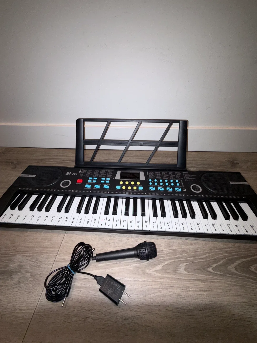 Electronic Keyboard with Microphone image indicator(2)