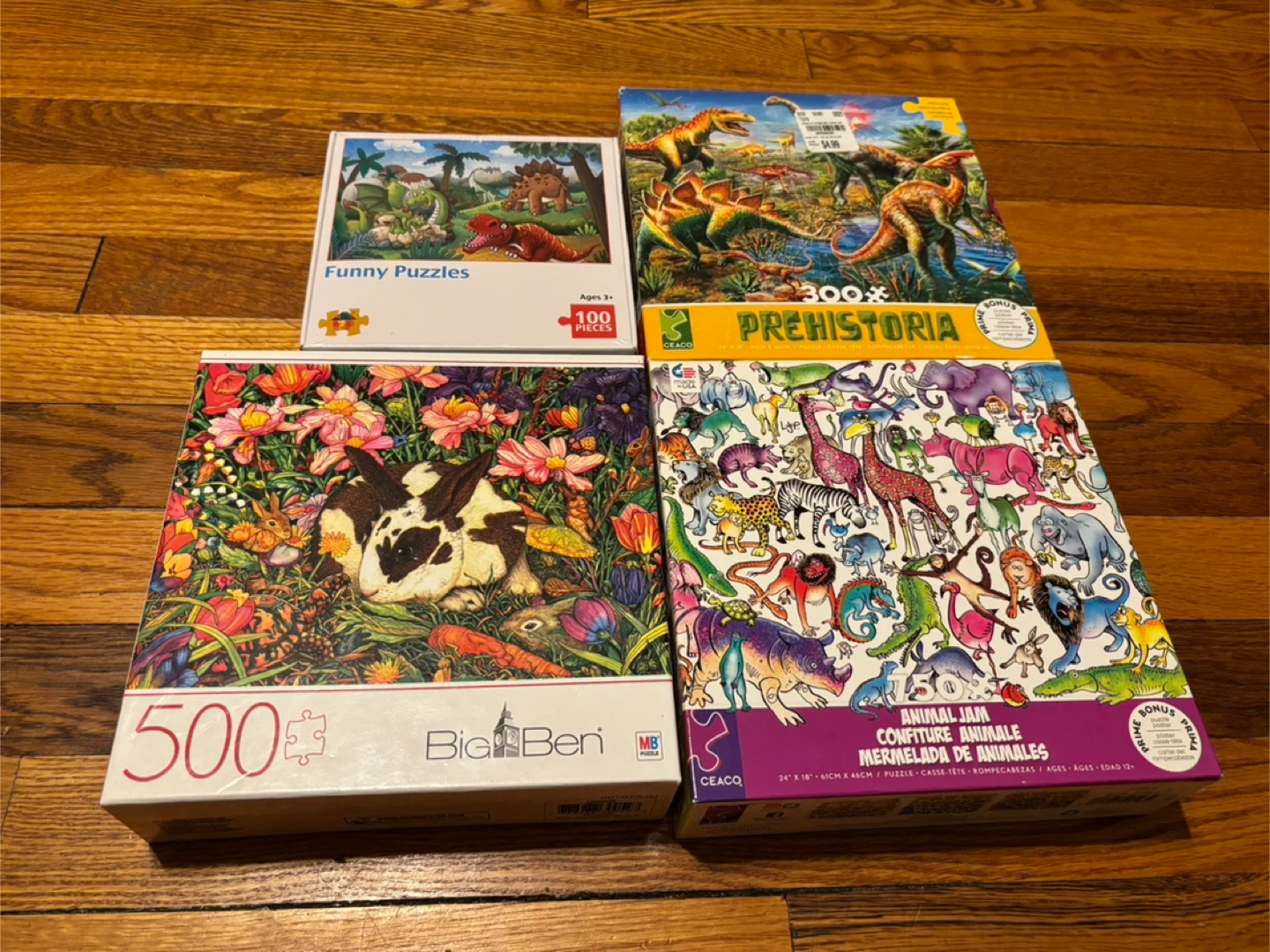 NWT 5 boxes of children’s puzzles