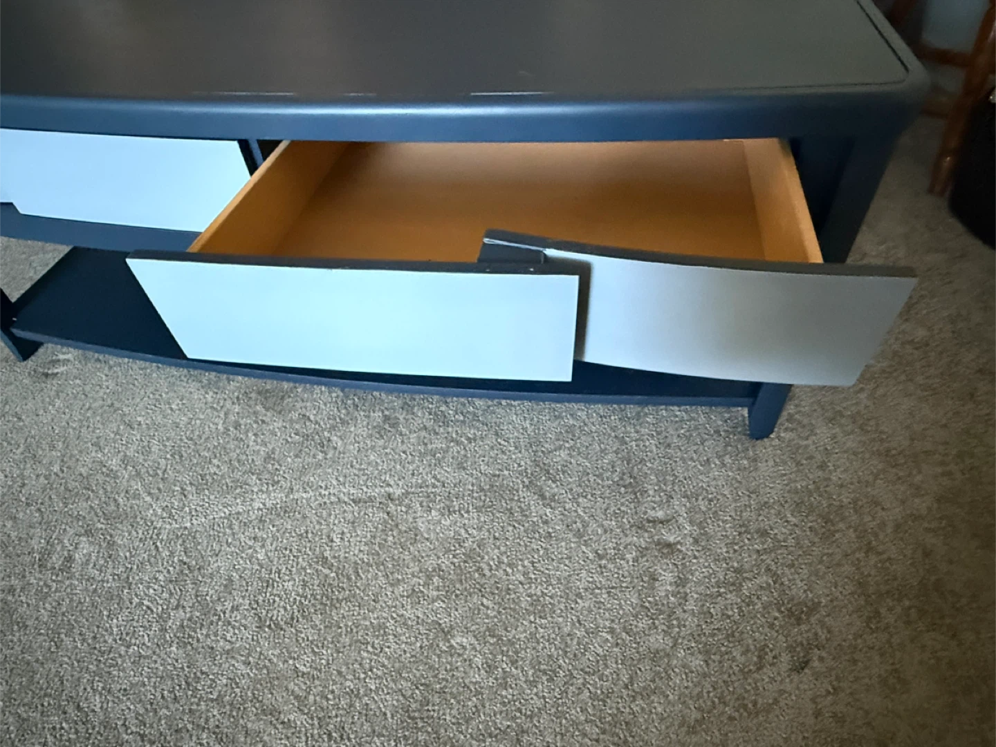Cobalt Blue & Grey Coffee Table - photo 3