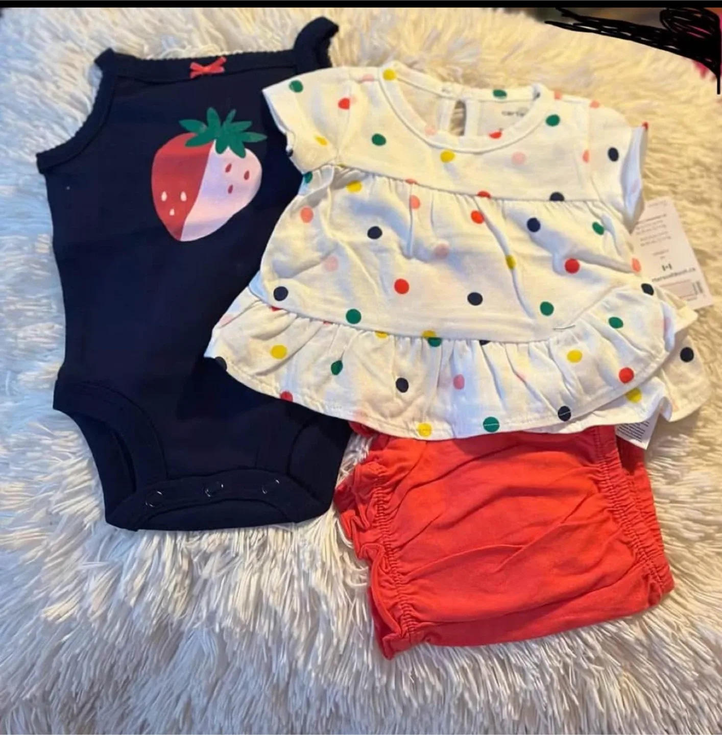 Carter's Baby Outfit Set - 3 Pieces (Size:Newborn) thumbnail