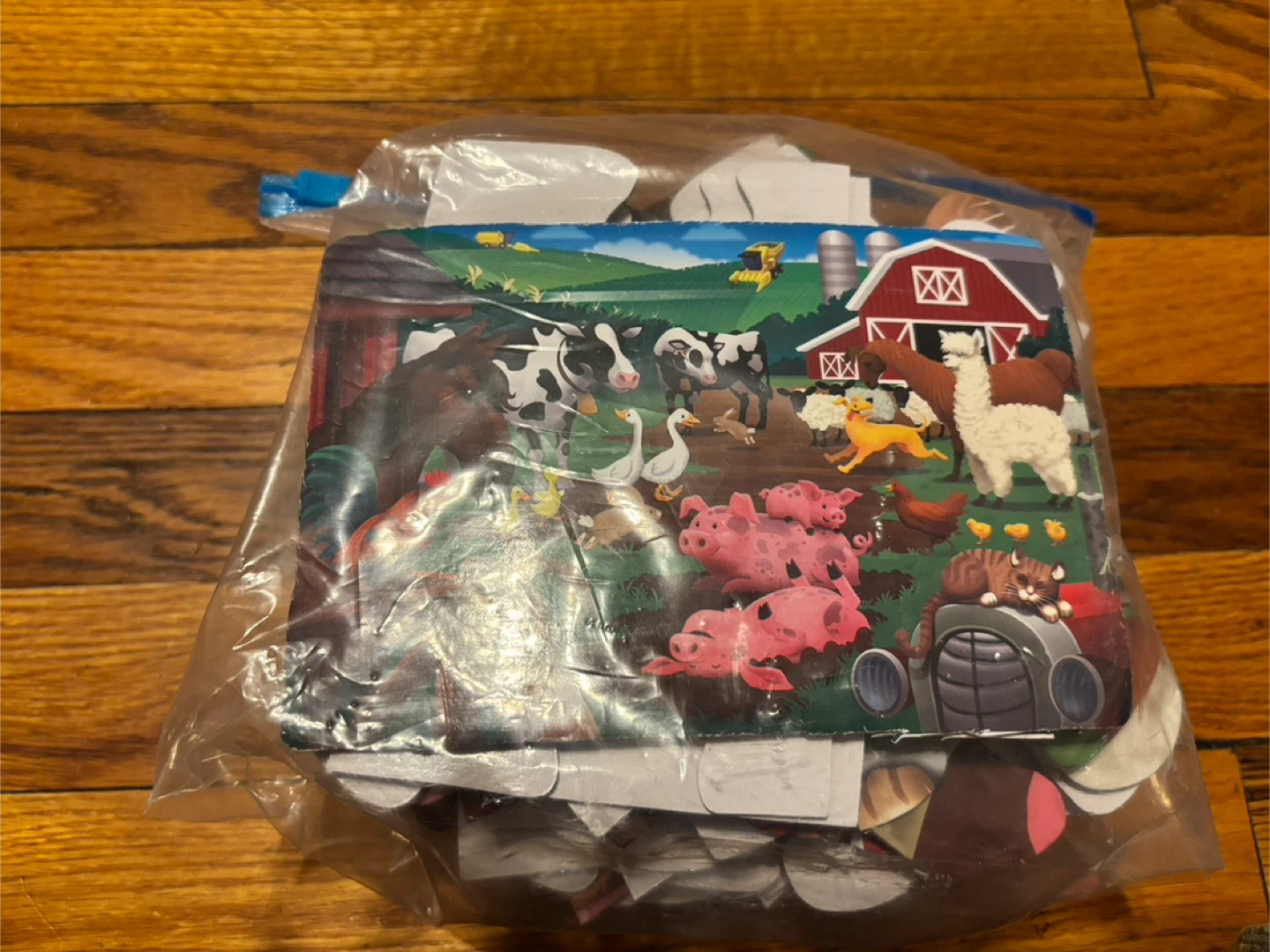 Dinosaur & Farm Animal Cardboard Puzzles - photo 5