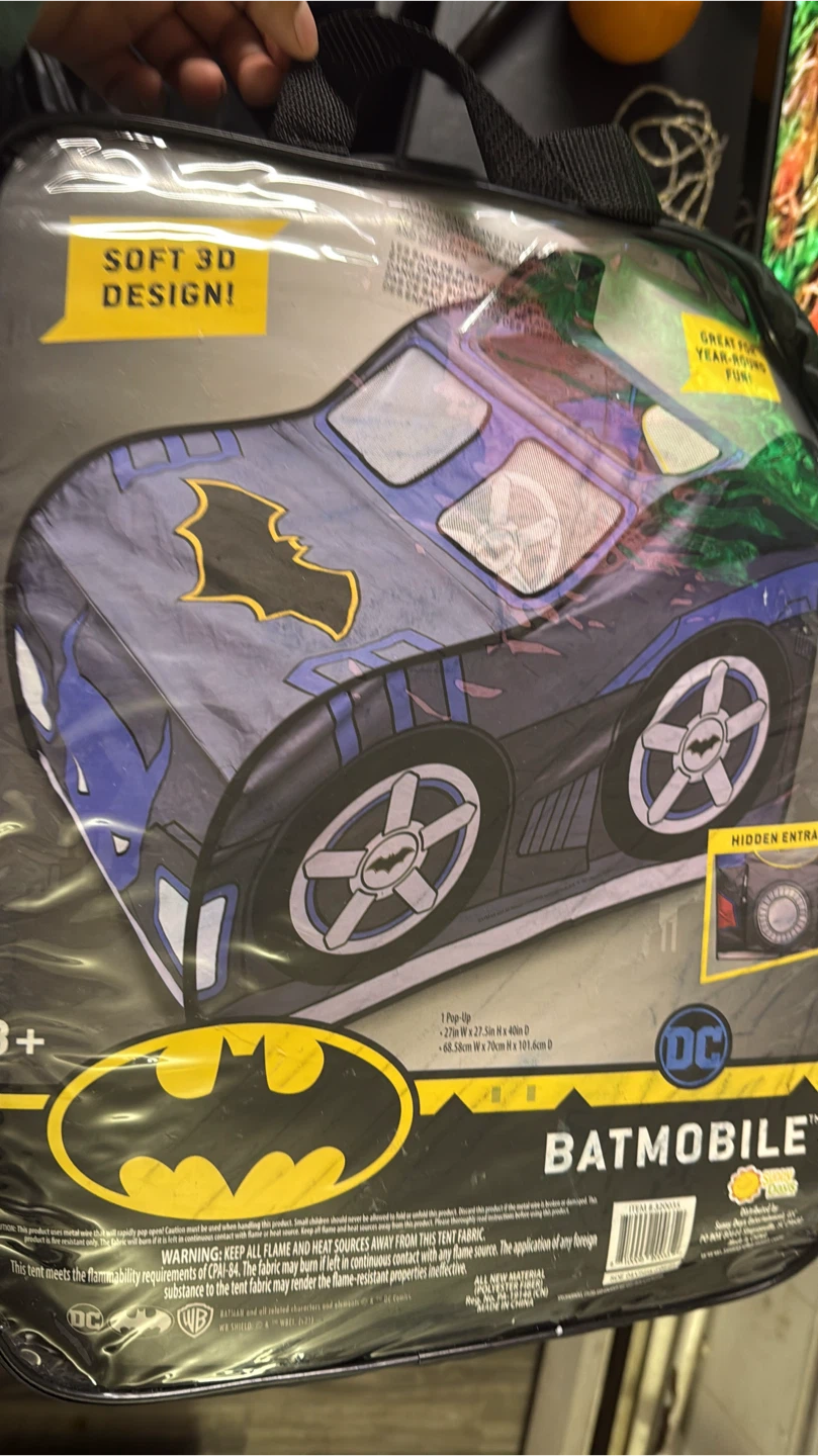 DC Comics Batmobile 3D Tent - New in Package!