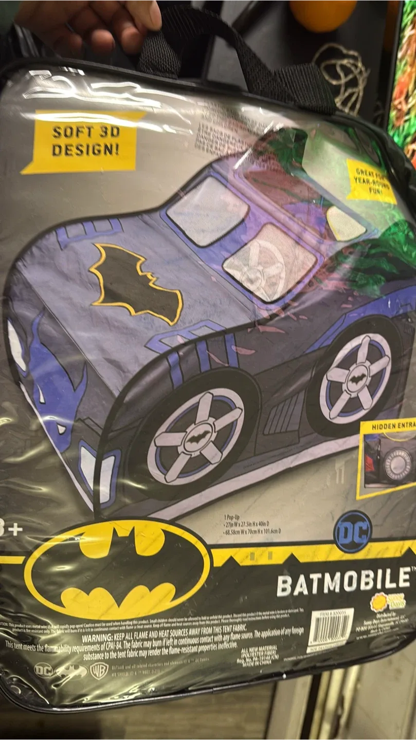 DC Comics Batmobile 3D Tent - New in Package! thumbnail