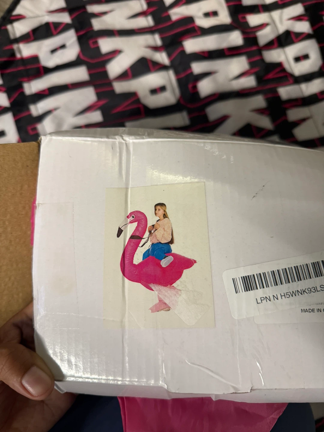 Inflatable Flamingo Costume
