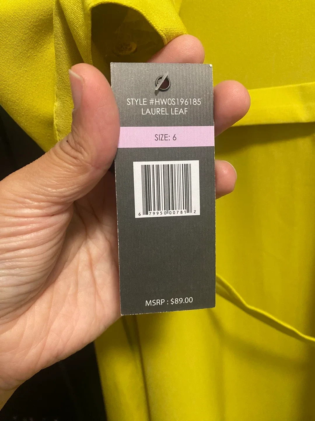 New Sharagano Buttom Down Front Dress - Size 6 image indicator(7)