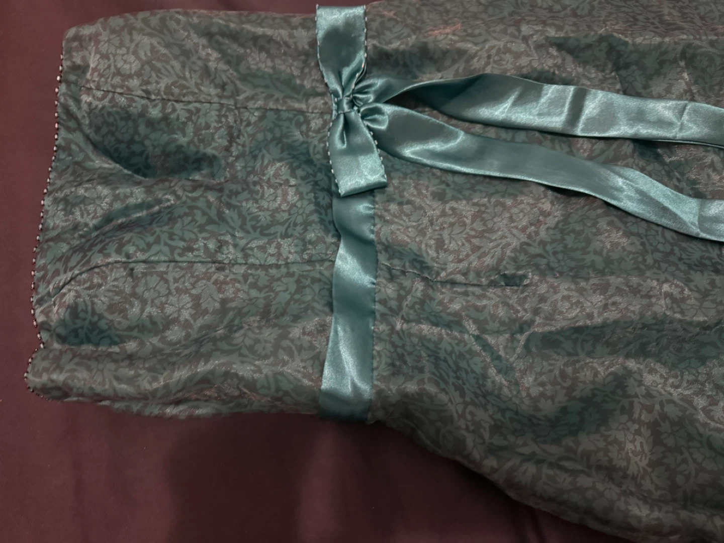 Green Dress with Ribbon - photo 3