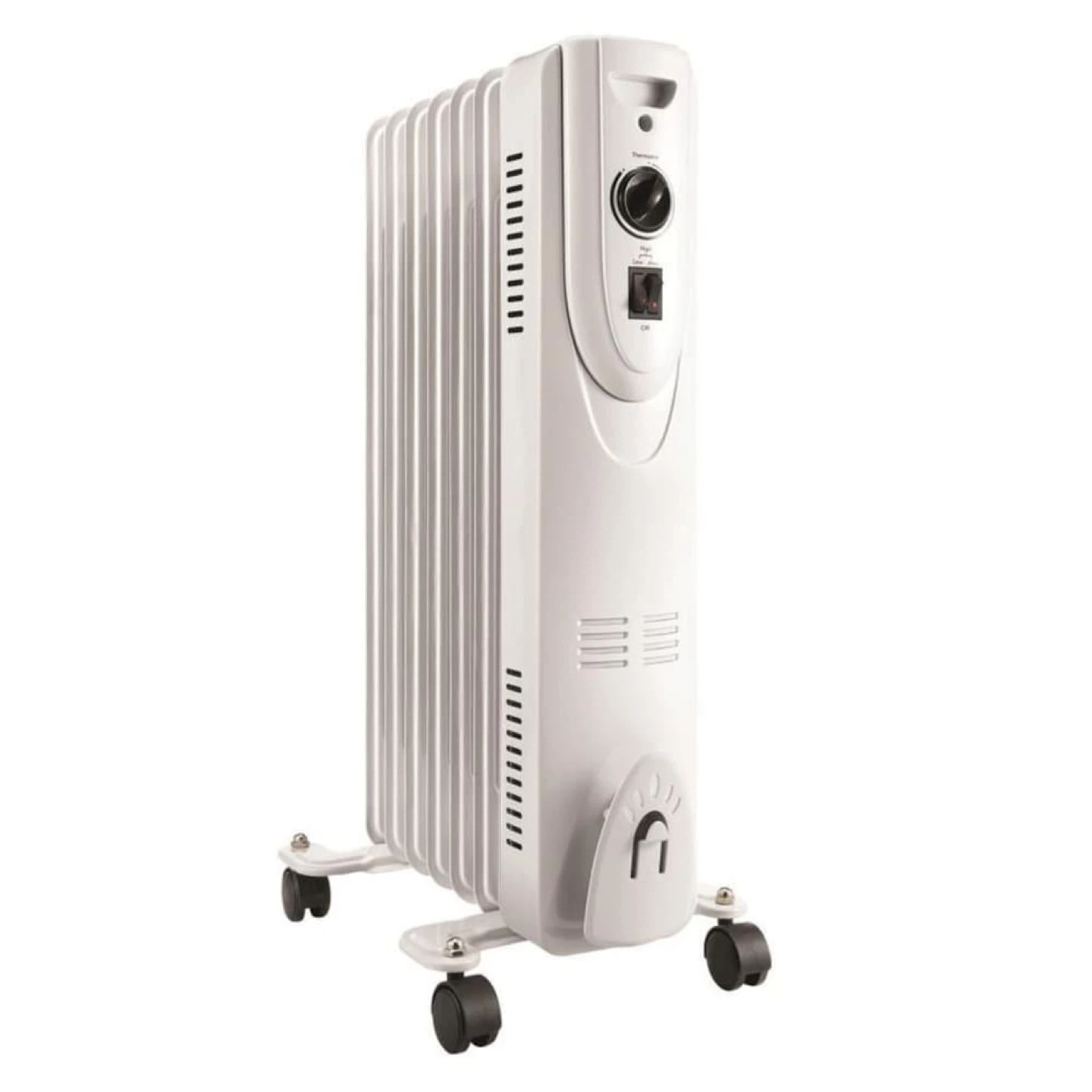 White Oil-Filled Radiator Heater