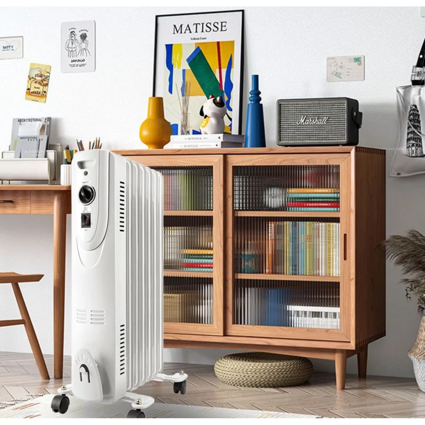 White Oil-Filled Radiator Heater image indicator(2)