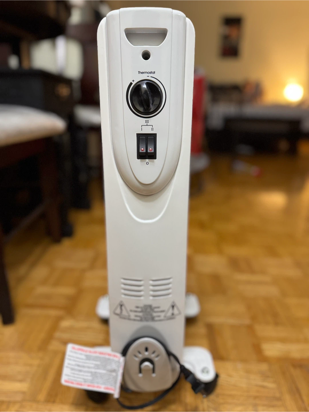 White Oil-Filled Radiator Heater - photo 5