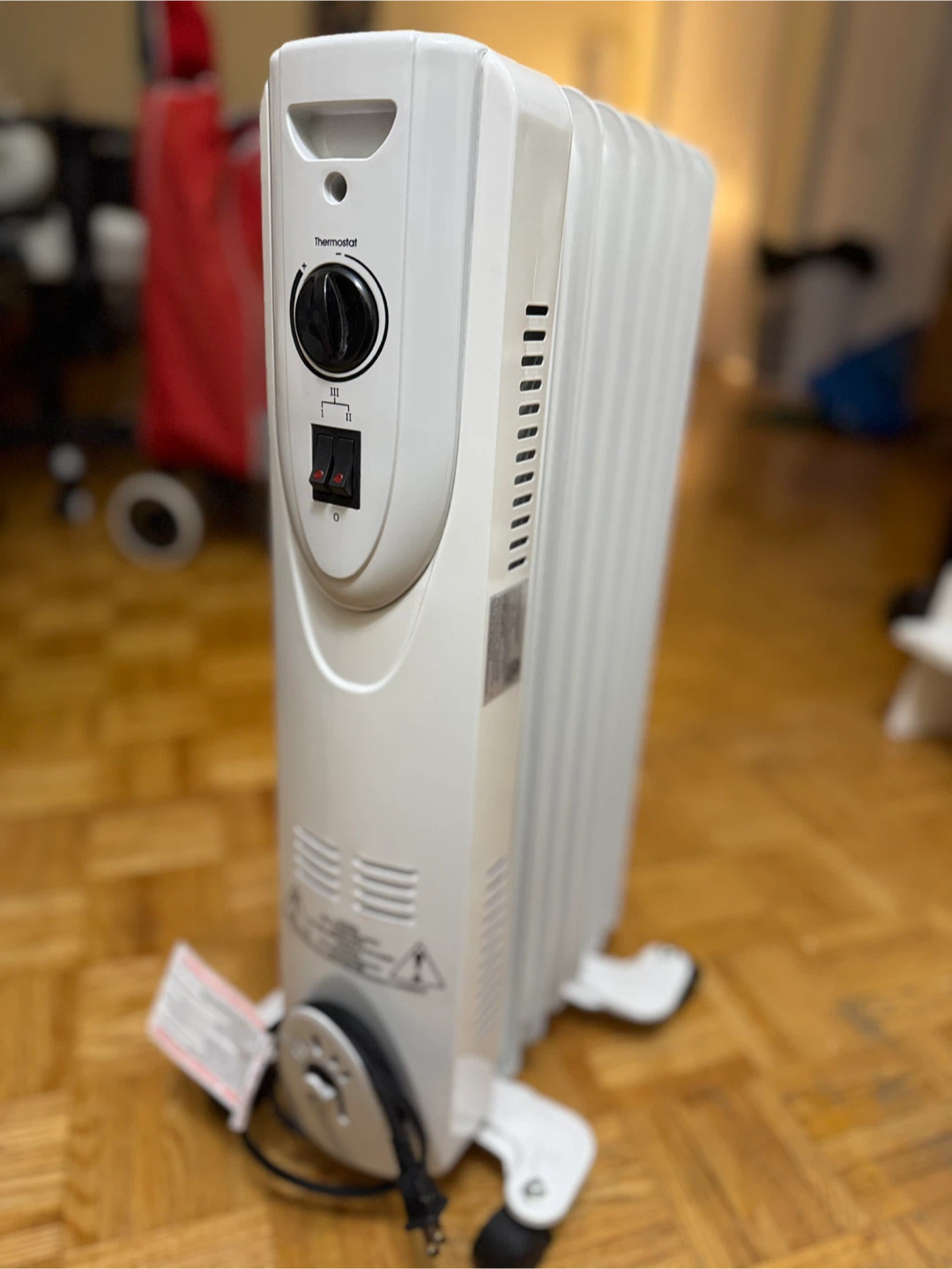 White Oil-Filled Radiator Heater - photo 4