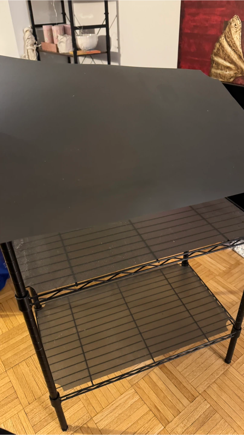 3-Shelf Steel Wire Rack + sleeves (original price $70) - photo 4