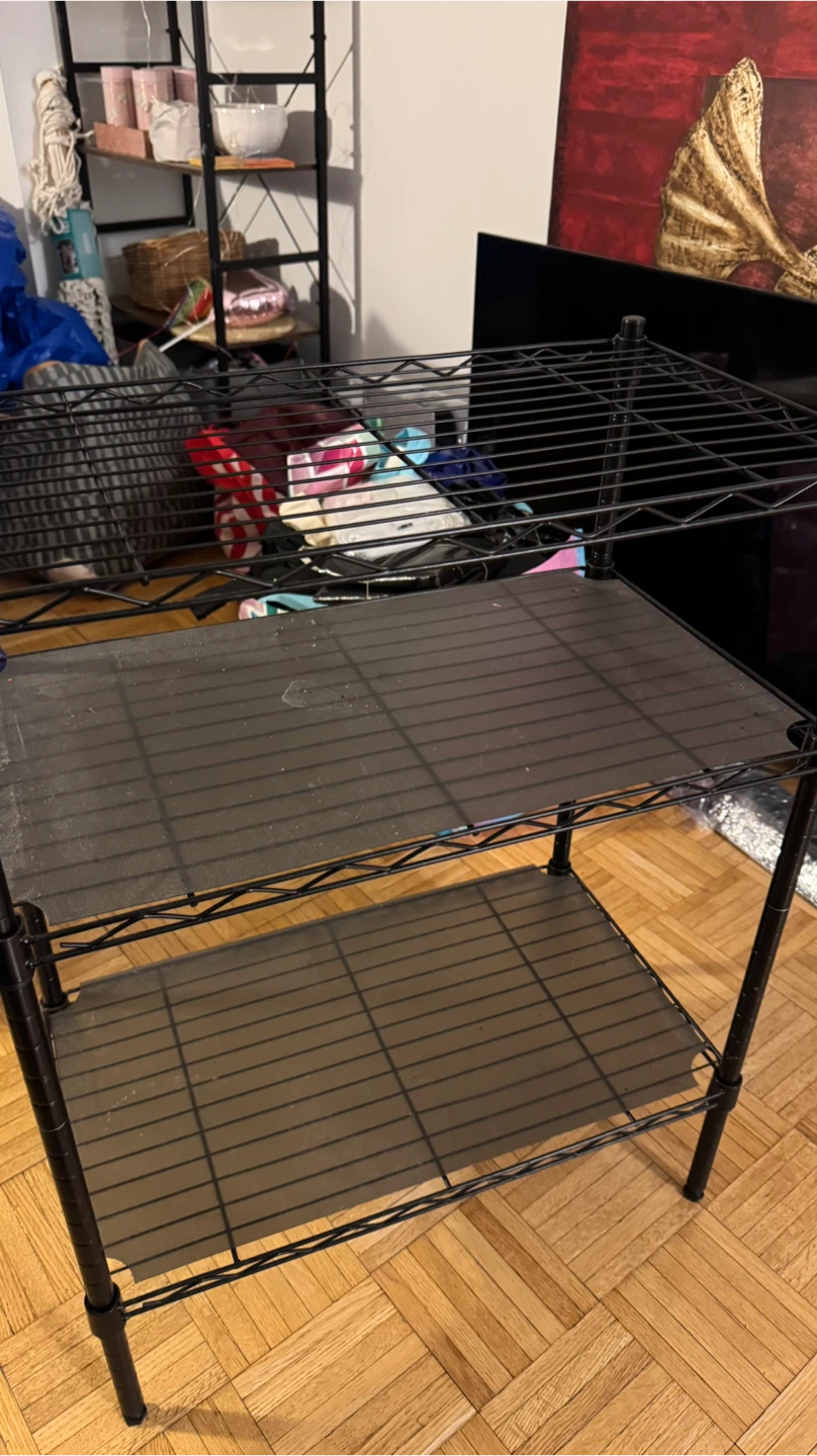 3-Shelf Steel Wire Rack + sleeves (original price $70) - photo 5