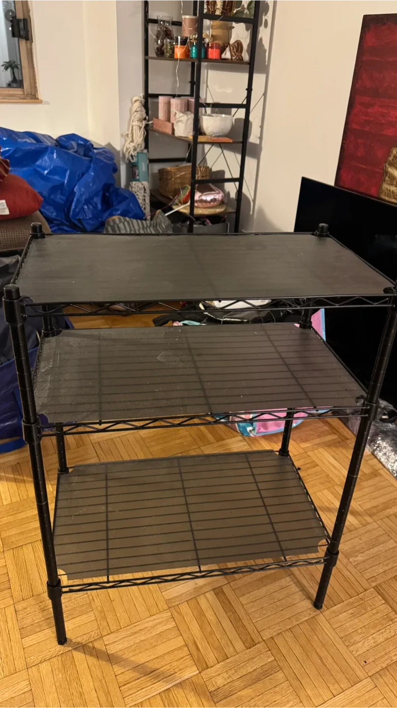 3-Shelf Steel Wire Rack + sleeves (original price $70) image indicator(6)