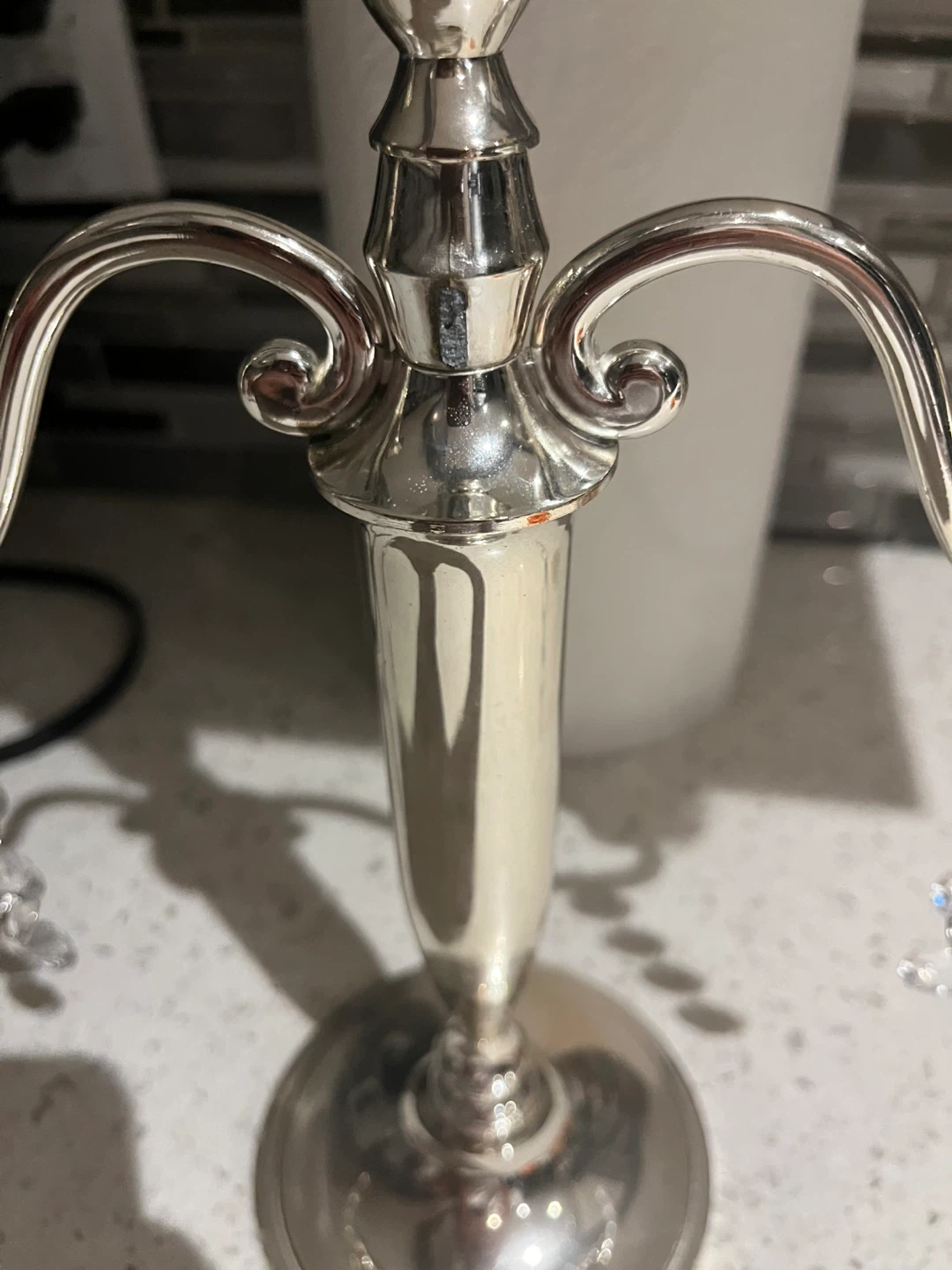 Silver Coloured Candlestick Holder - photo 3