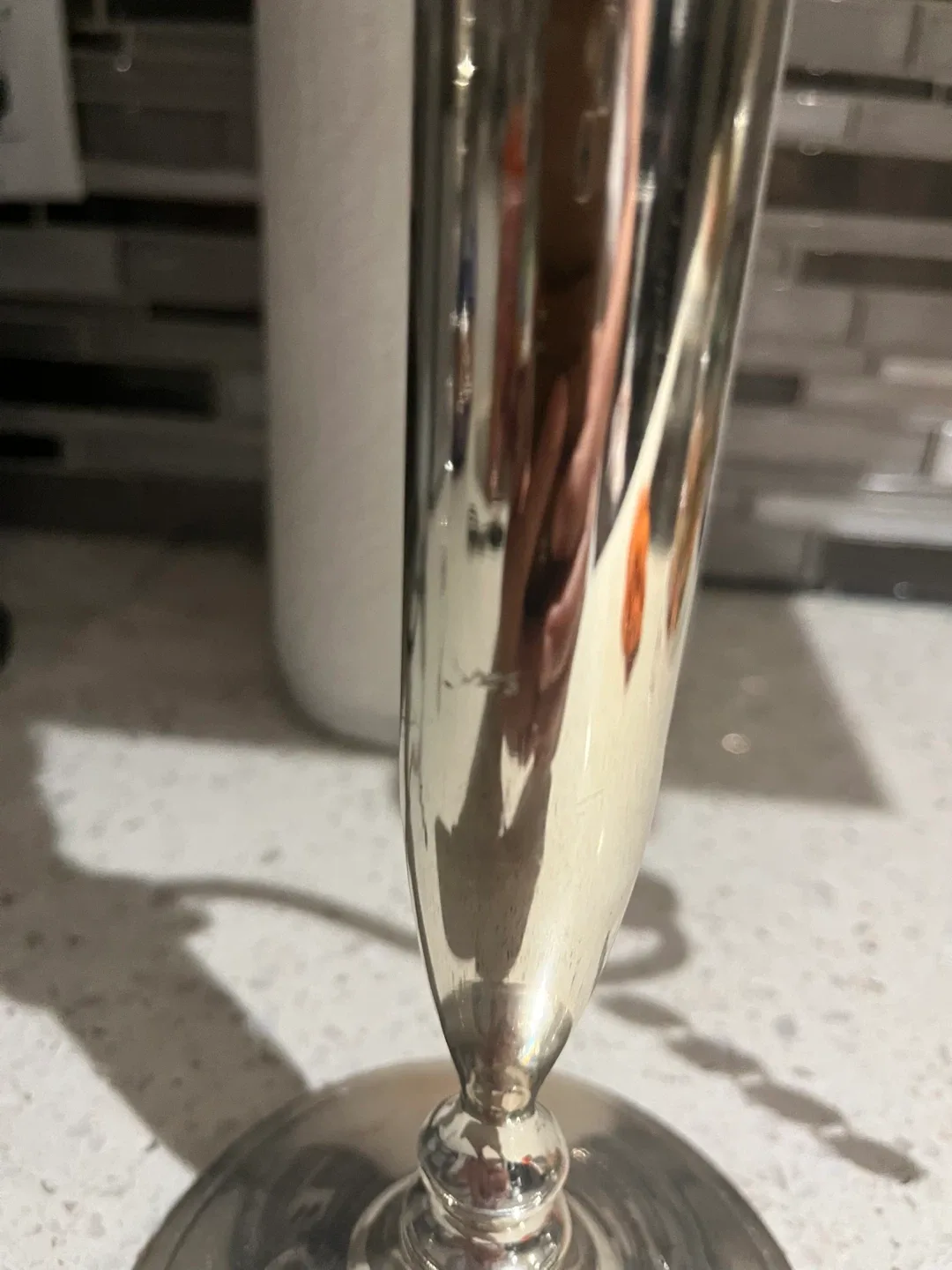 Silver Coloured Candlestick Holder image indicator(5)