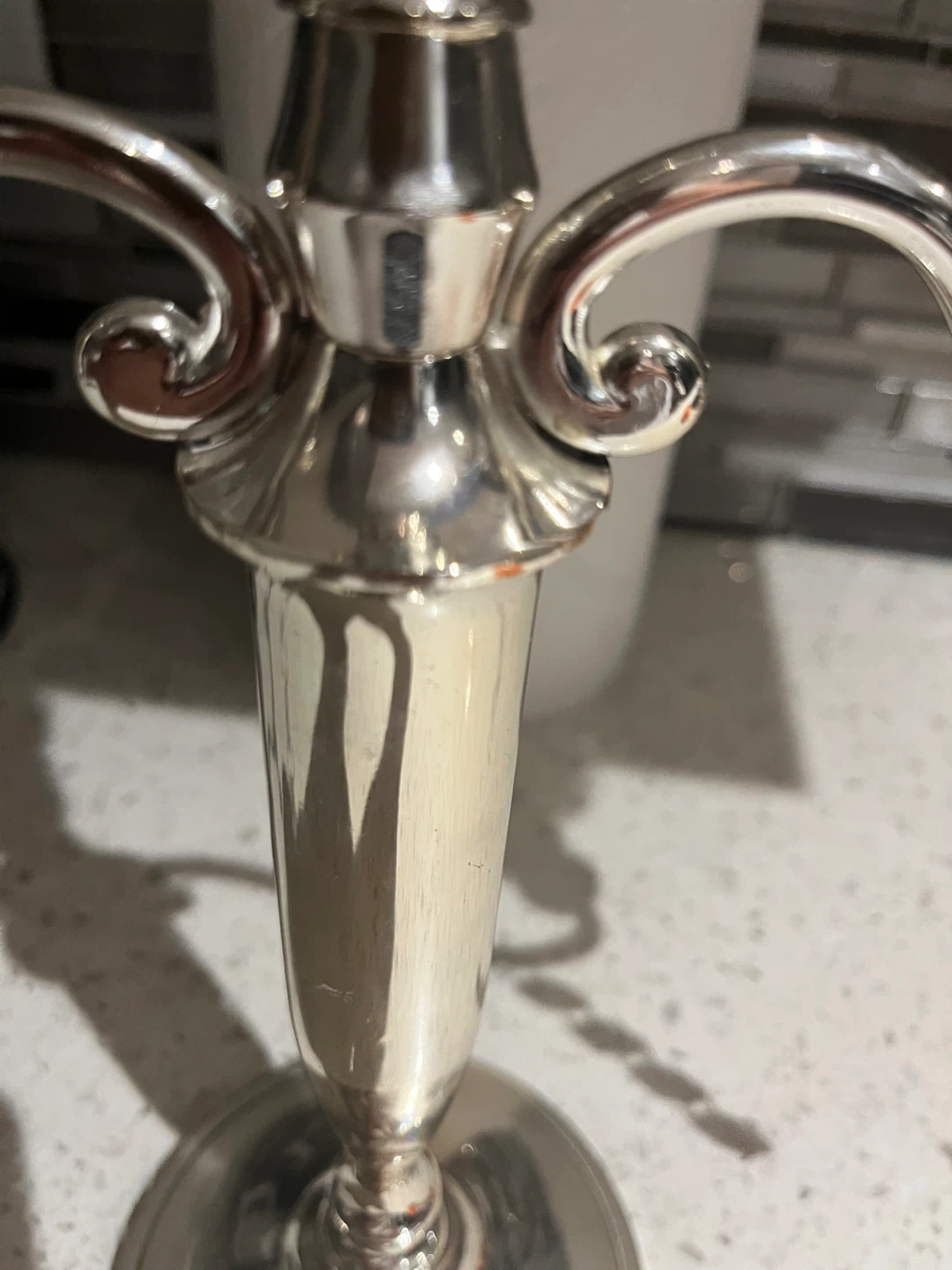 Silver Coloured Candlestick Holder - photo 4