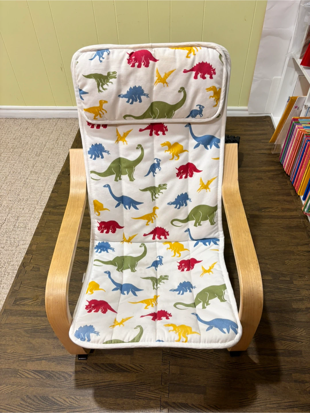 IKEA Poang Kids Armchair - Dinosaur Print