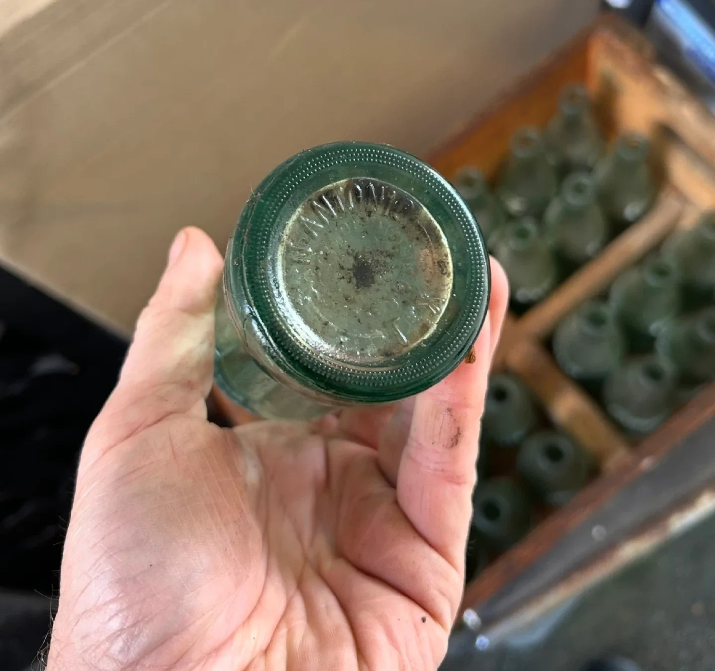 Vintage Coca-Cola Bottles & Wooden Crate image indicator(7)