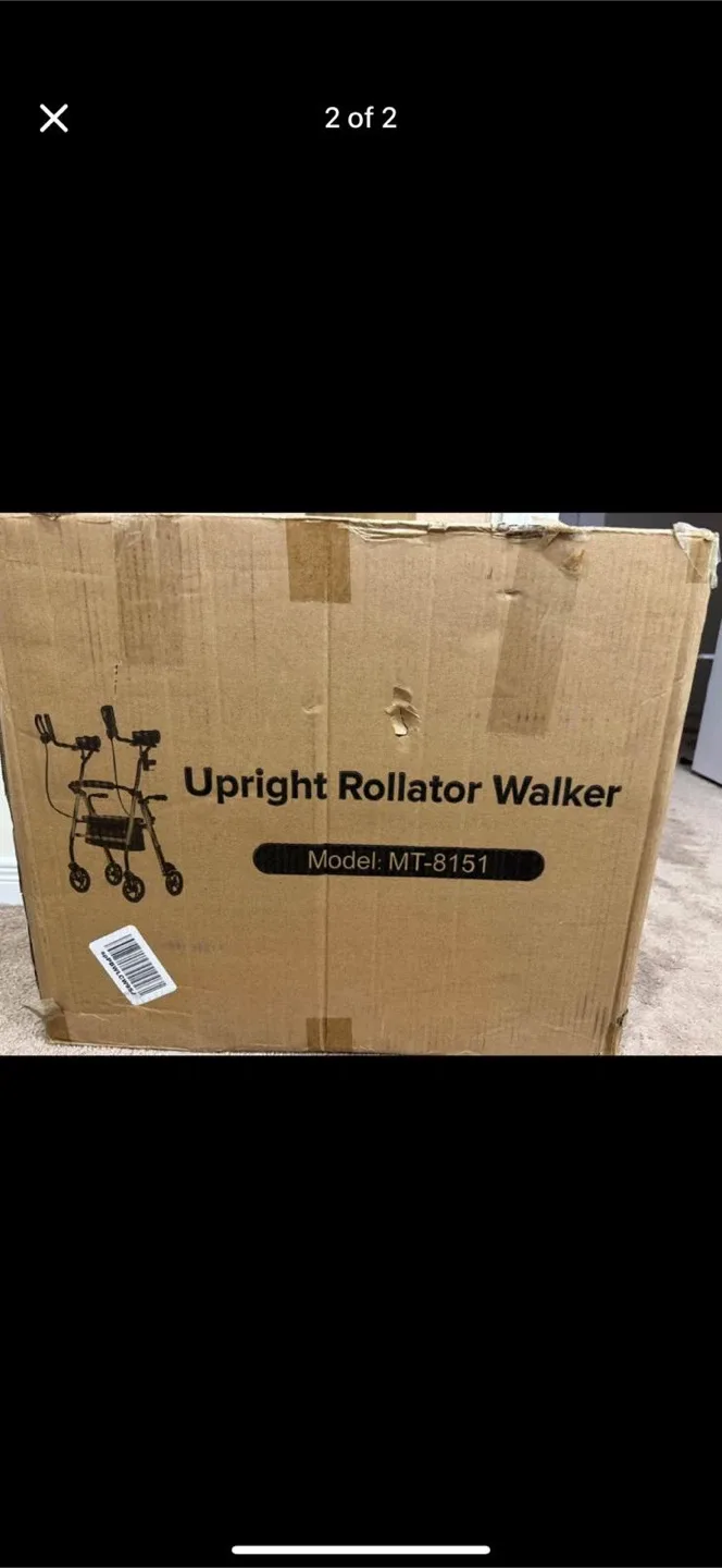 ELENKER MT-8151 Upright Walker Stand Up Rollator - New in Box! image indicator(2)
