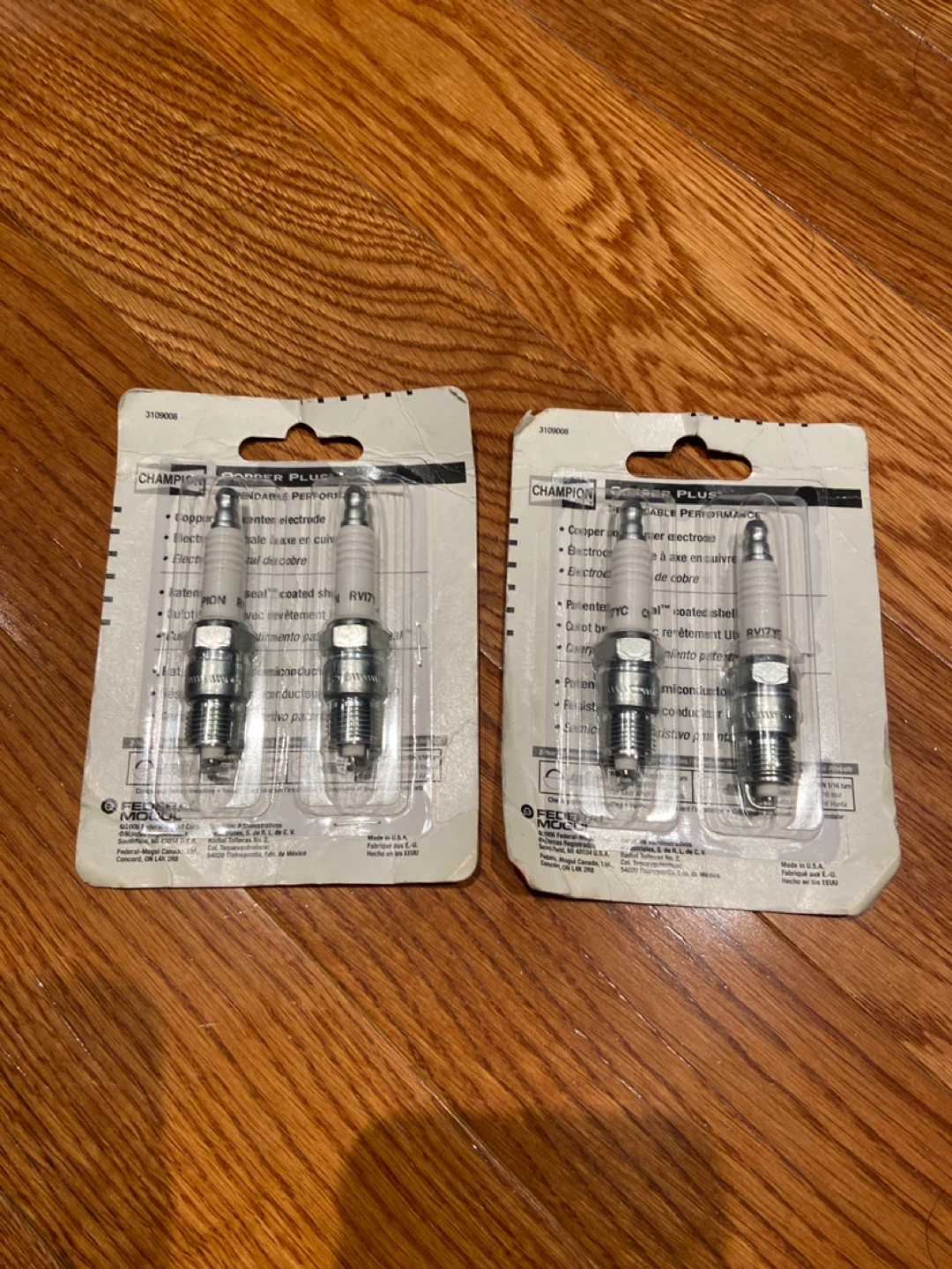 Champion Copper Plus Spark Plugs - RV17YC - photo 2