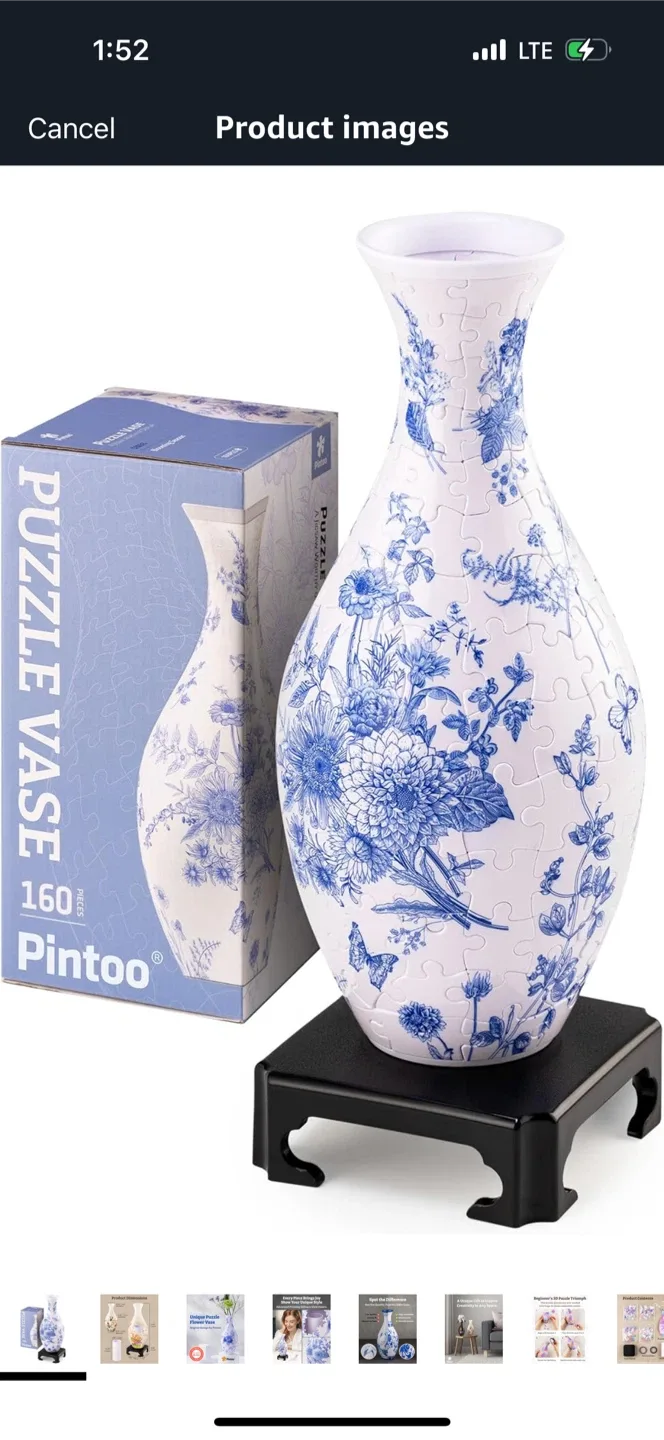 Pintoo Puzzle Vase - Blooming Season - Classic Size image indicator(2)