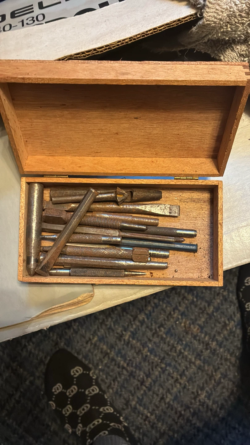 Vintage Punch and Chisel Set