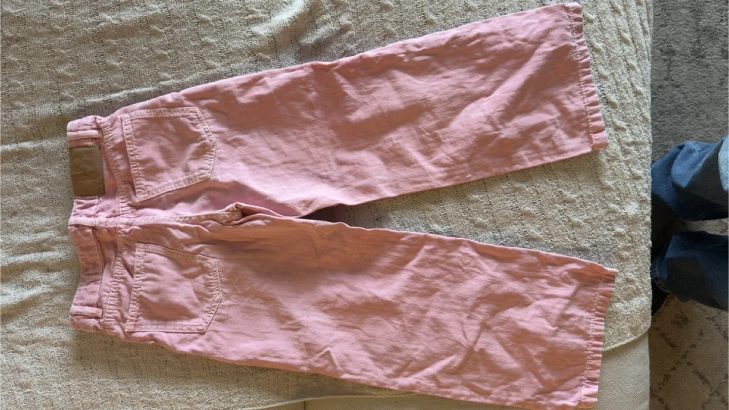 Zara Kids Pink Pants & Purple Fleece Jacket Size 8 image indicator(4)