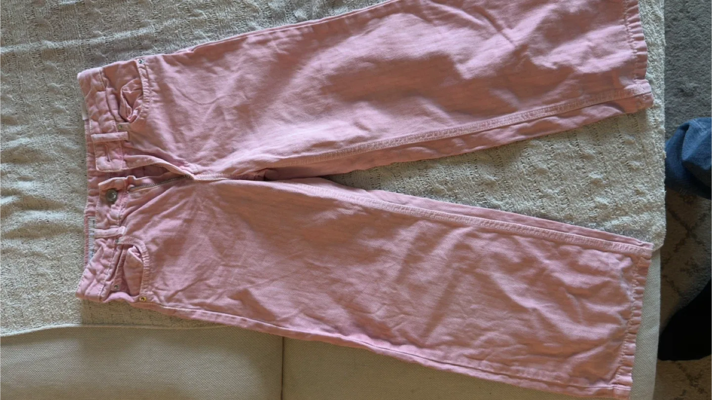 Zara Kids Pink Pants & Purple Fleece Jacket Size 8 image indicator(6)