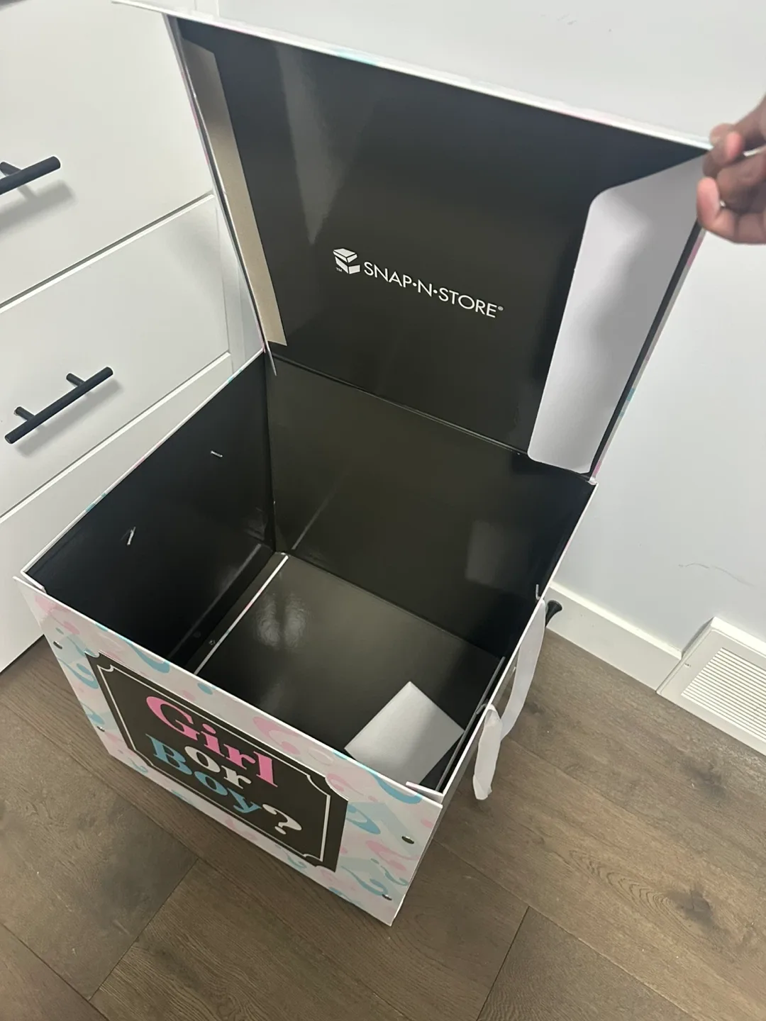 Snap-N-Store Gender Reveal Keepsake Box image indicator(3)