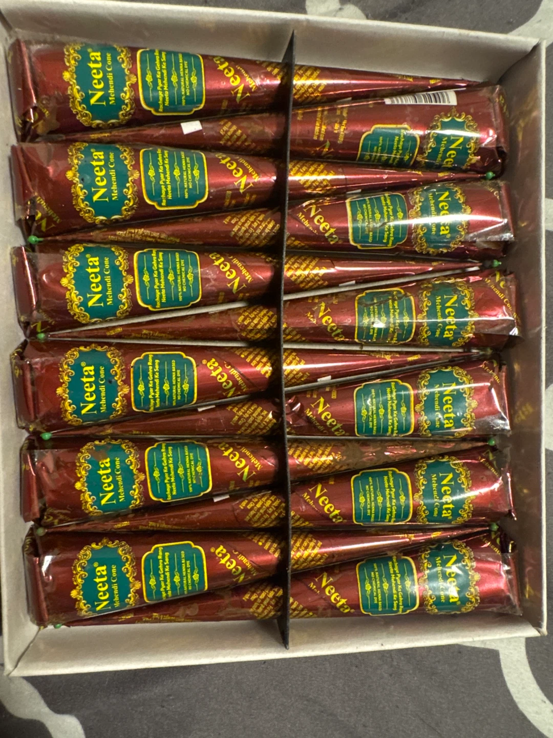 Neeta Mehendi Cones $5 each