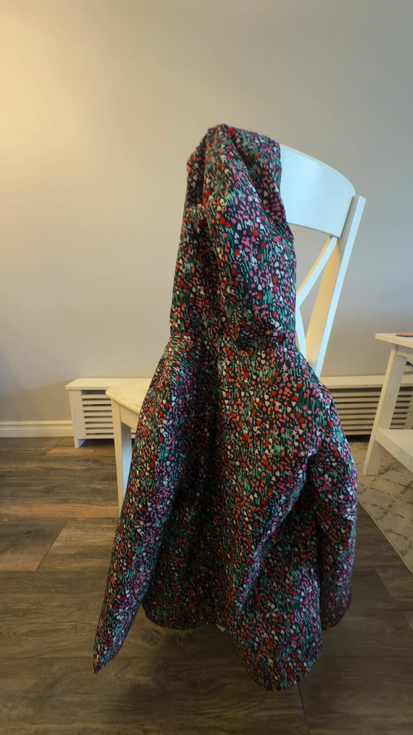Joe Fresh Kids' Floral Print Rain Jacket - Size M (7-8)