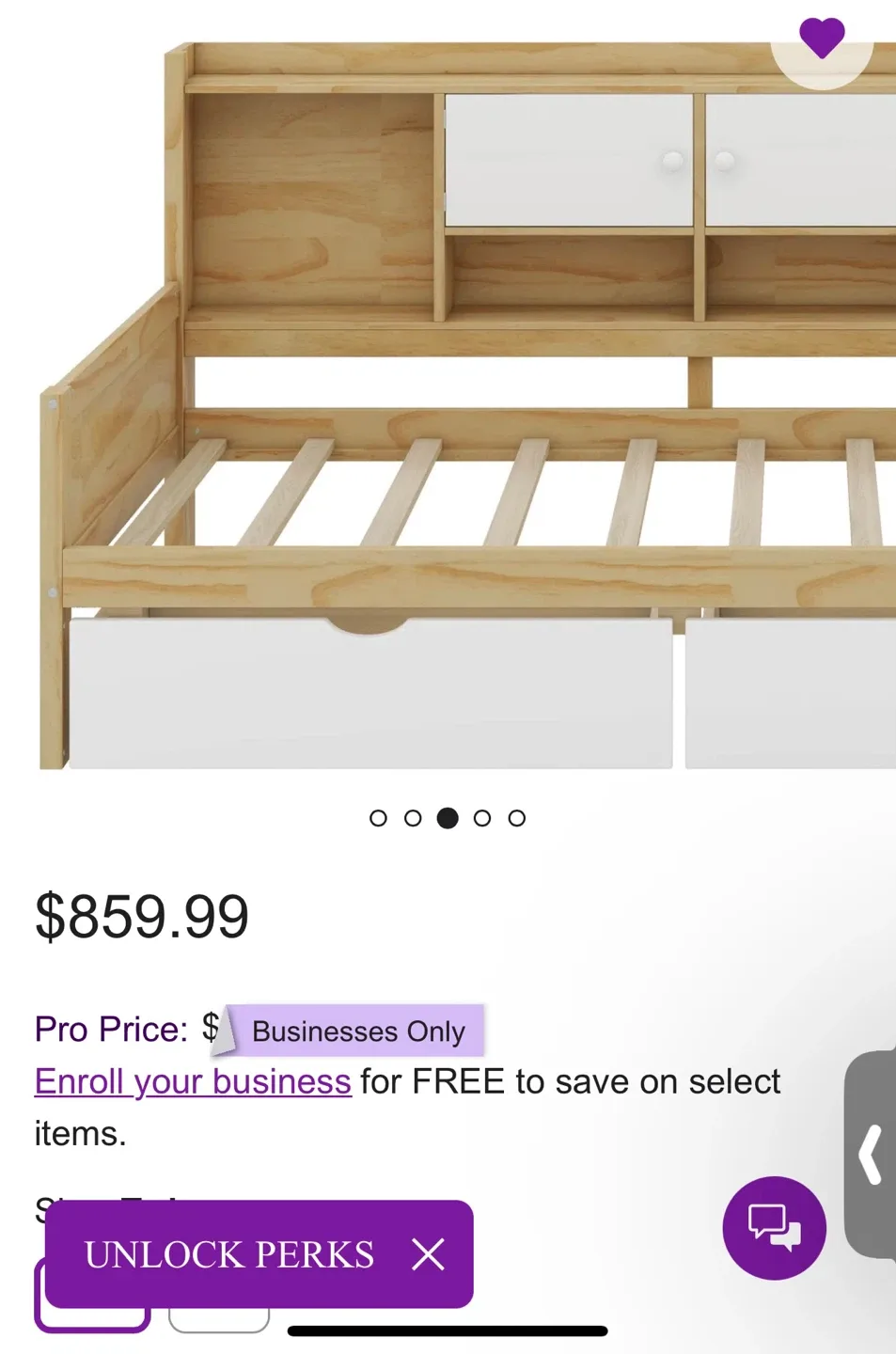 Three months use Latitude Run® Twin Wooden L-Shape bed image indicator(7)