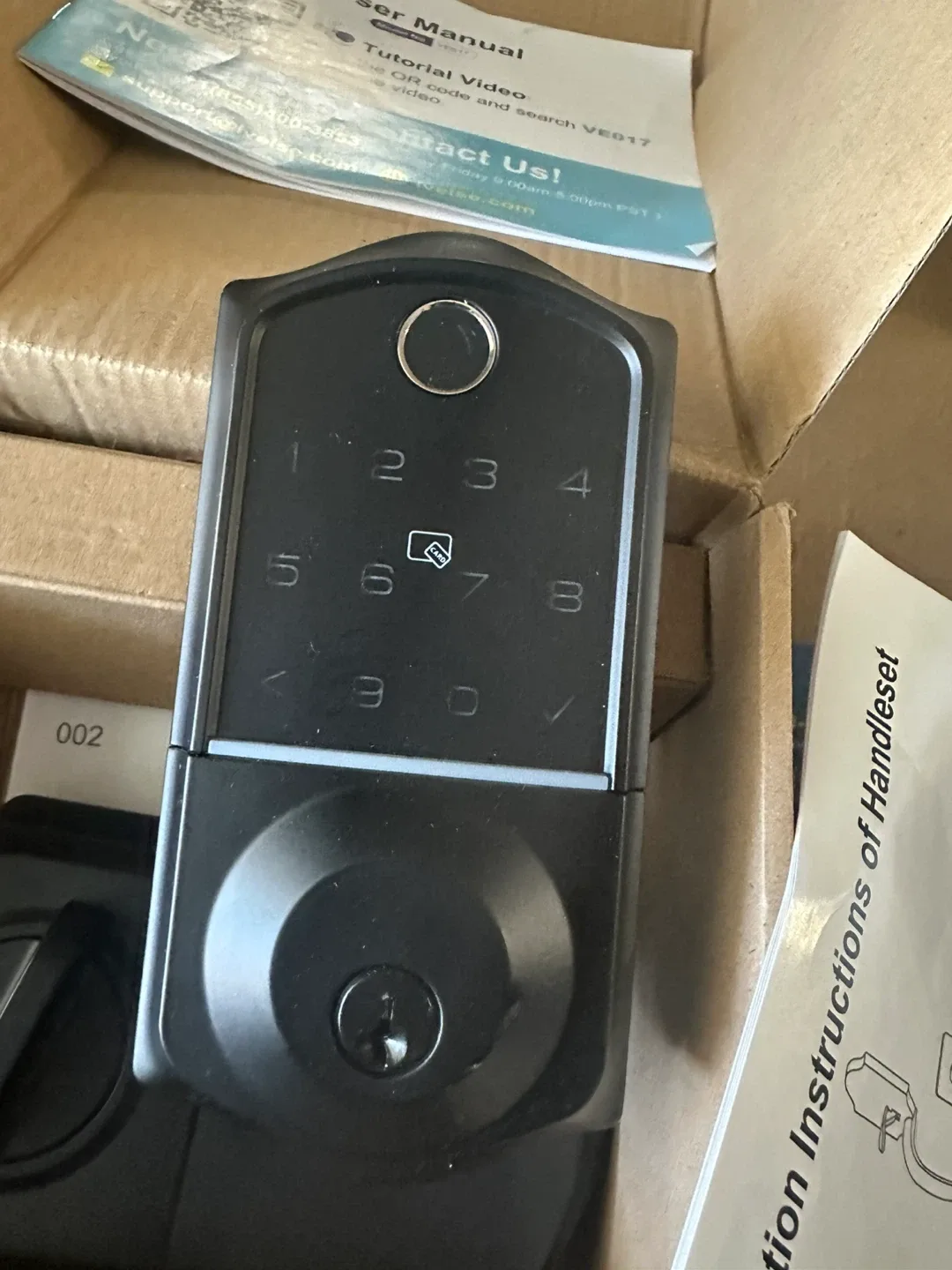 Veise Smart Lock with Handle Set - New in Box! thumbnail