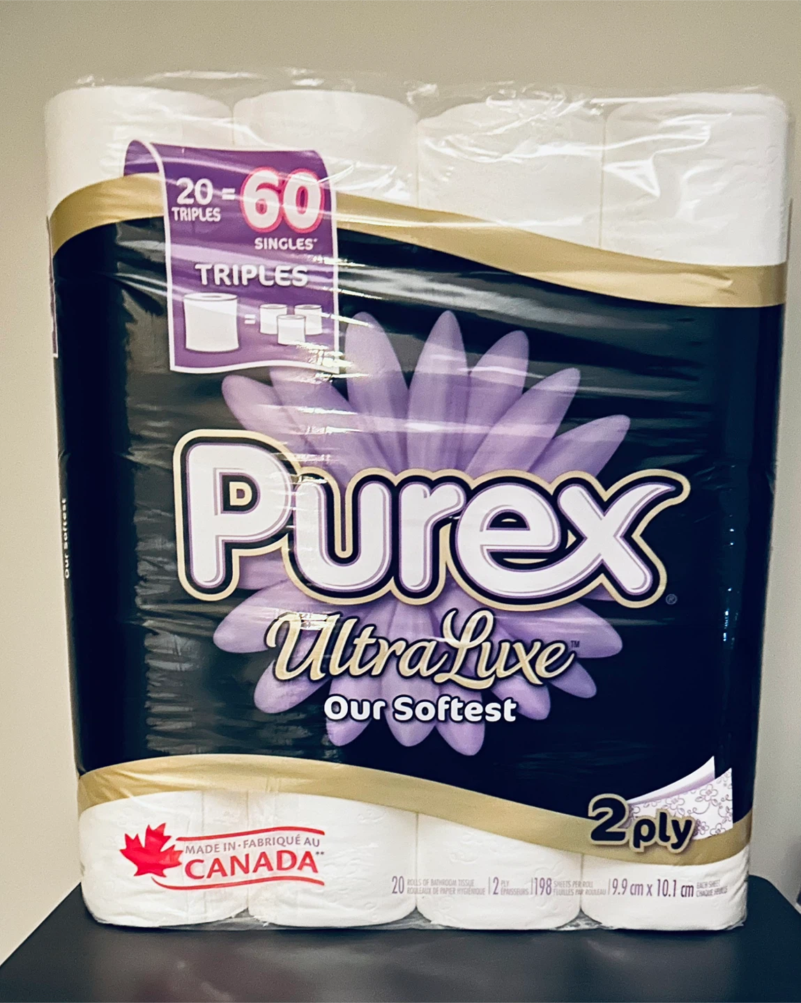 Purex UltraLuxe Toilet Paper, 20 Rolls