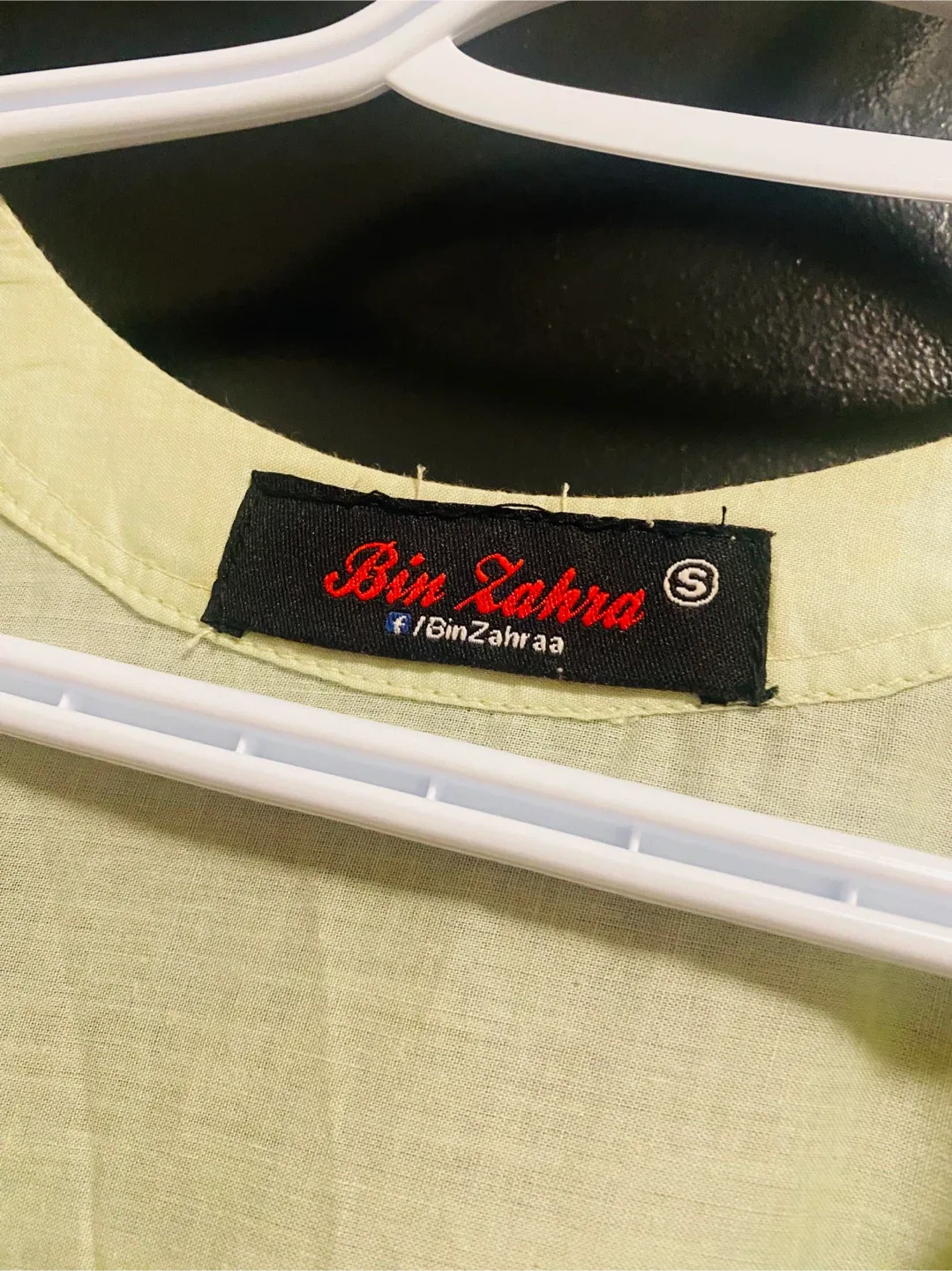 Bin Zehra Light Green Embroidered Dress - Size Small image indicator(6)