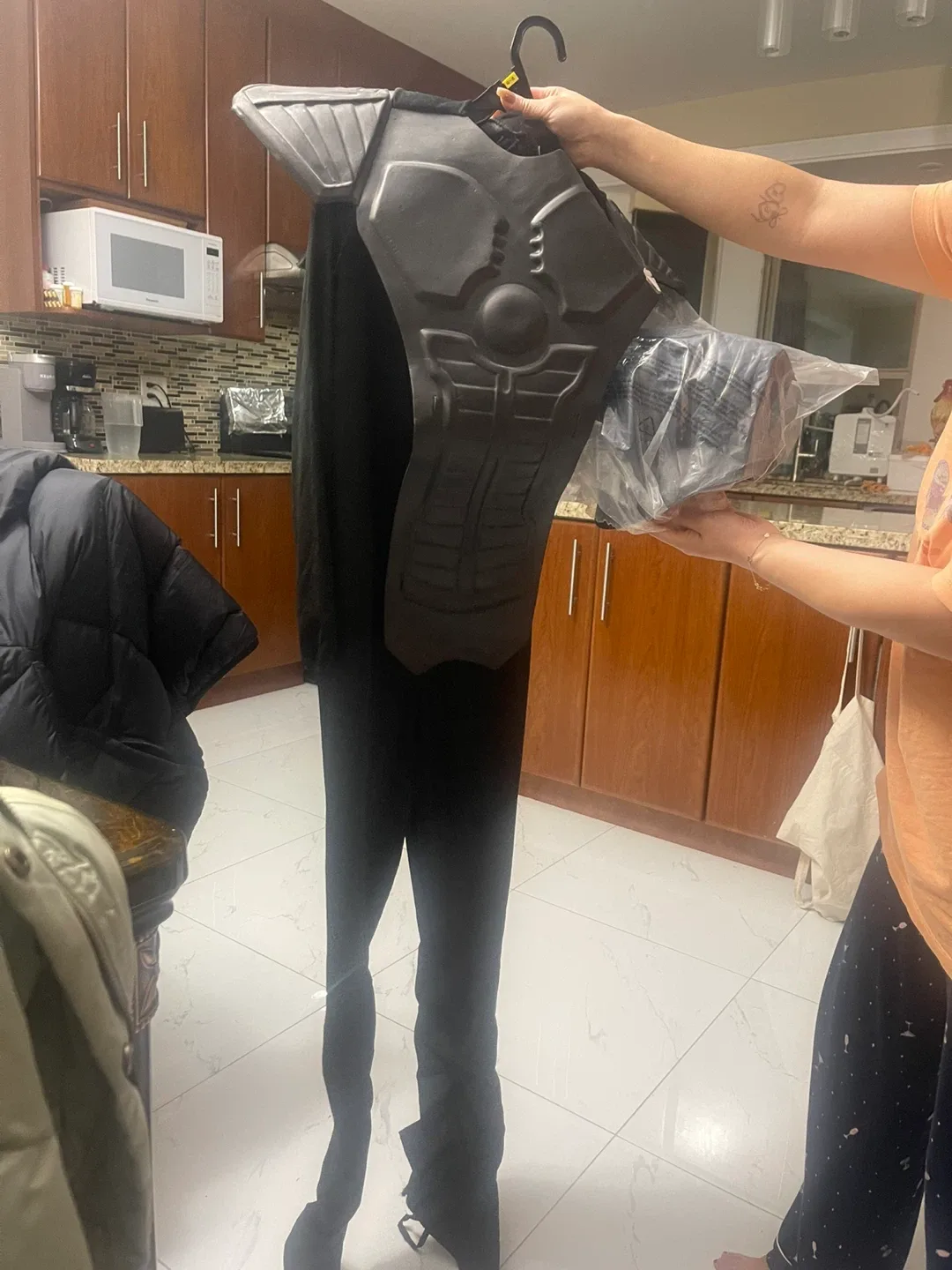 Black Ninja Costume Kids image indicator(2)