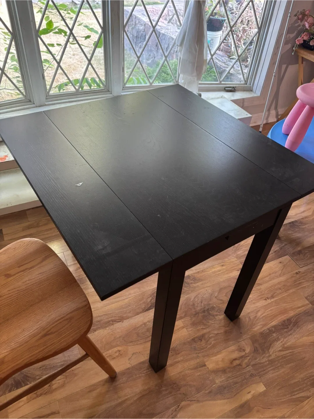 Black Extendable Dining Table image indicator(2)