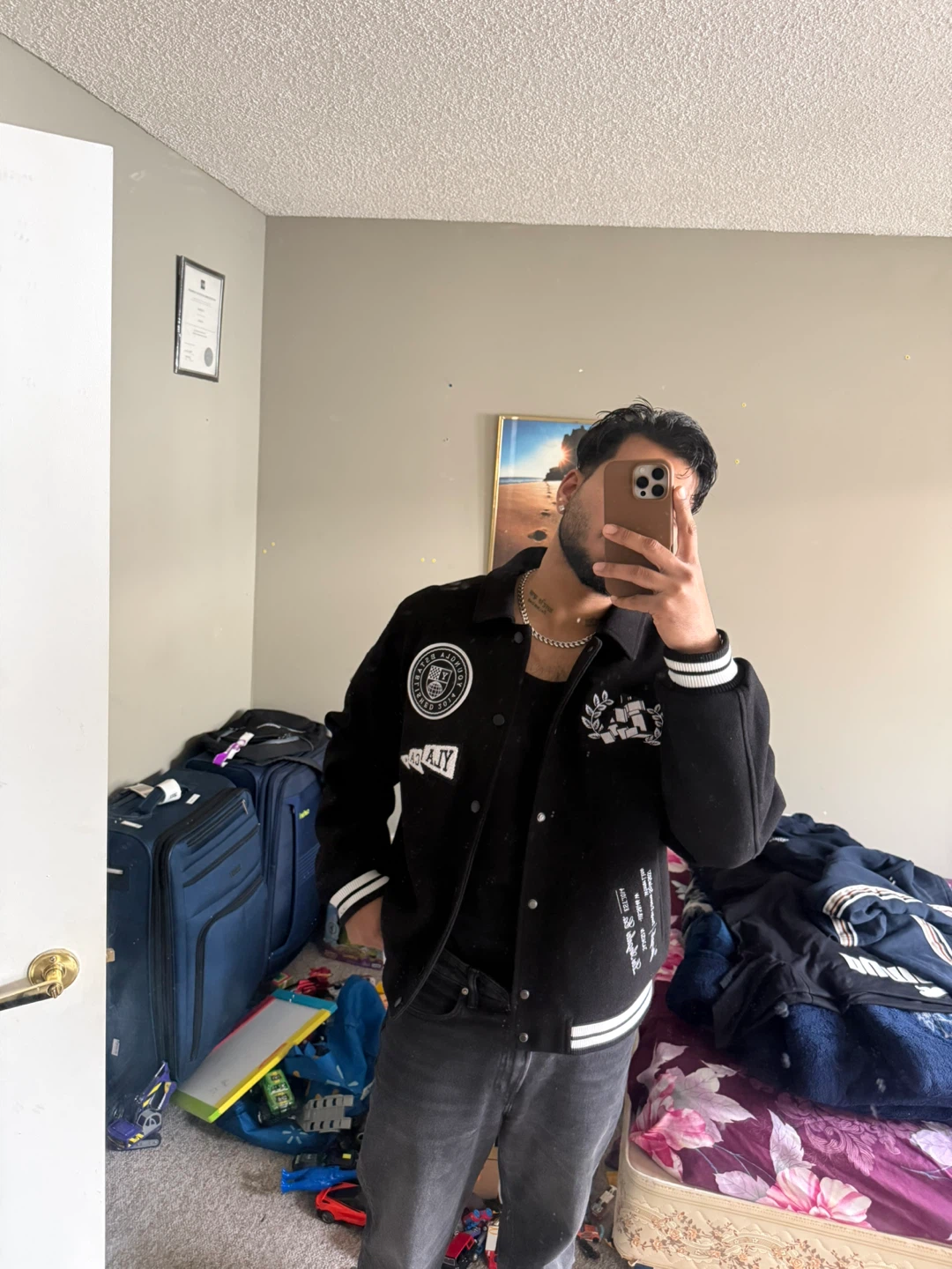 YoungLA Varsity Jacket - Size Medium - photo 2