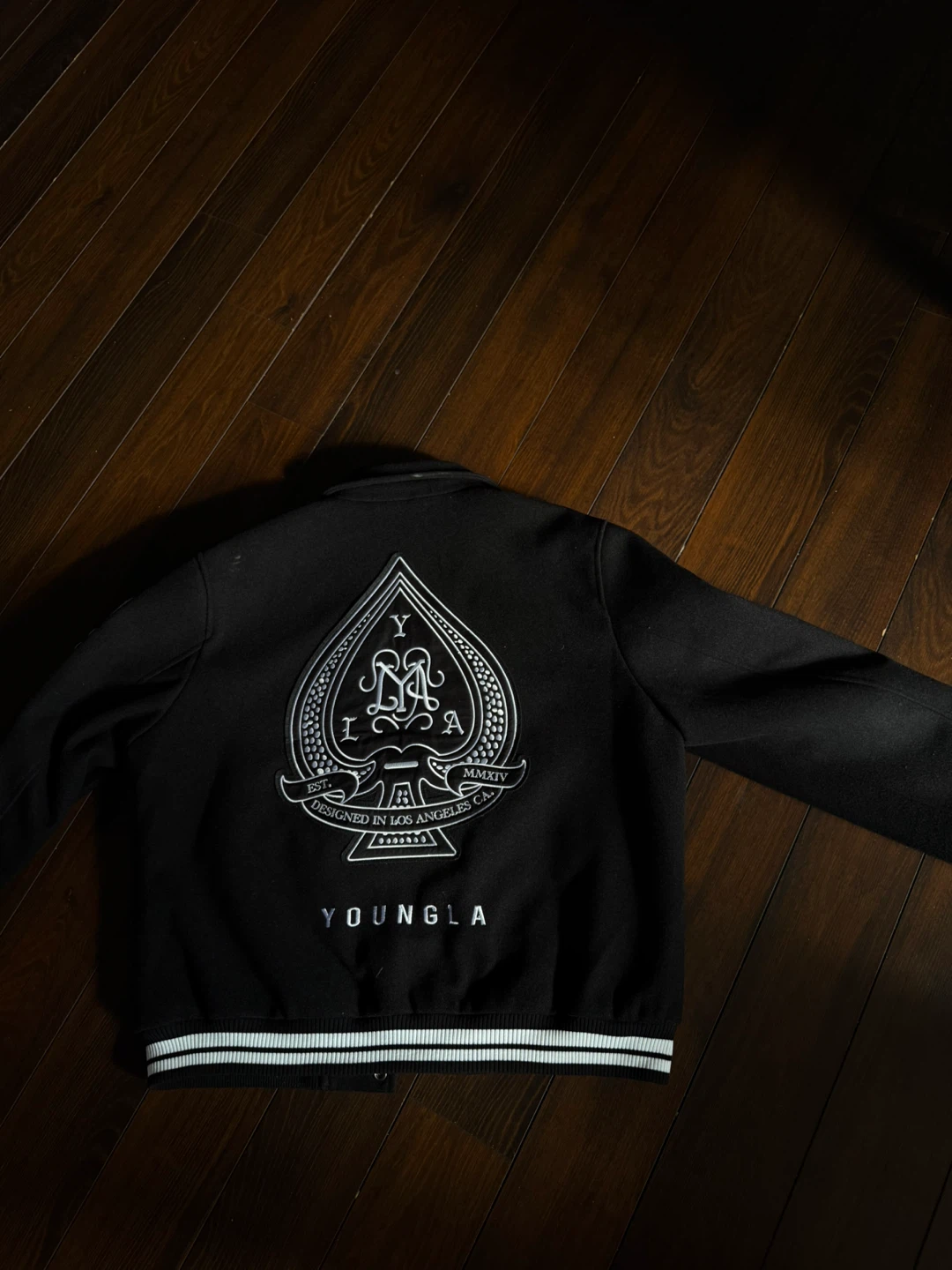 YoungLA Varsity Jacket - Size Medium - photo 3