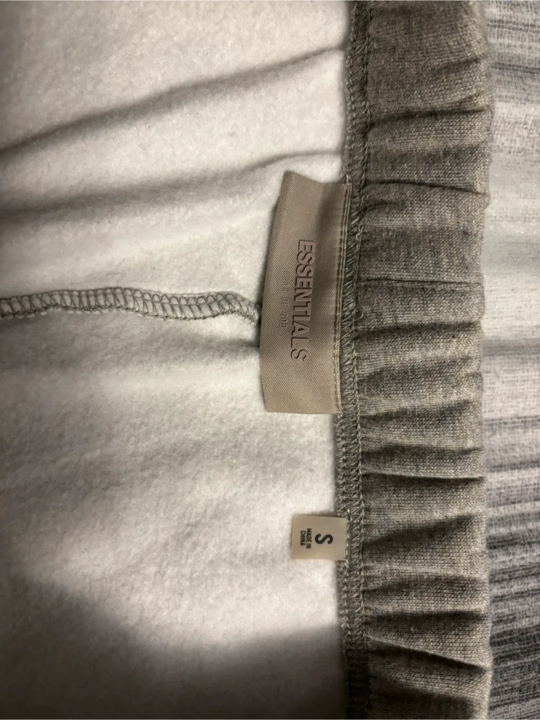 Essentials Fear of God Grey Sweatpants - Size Small image indicator(4)