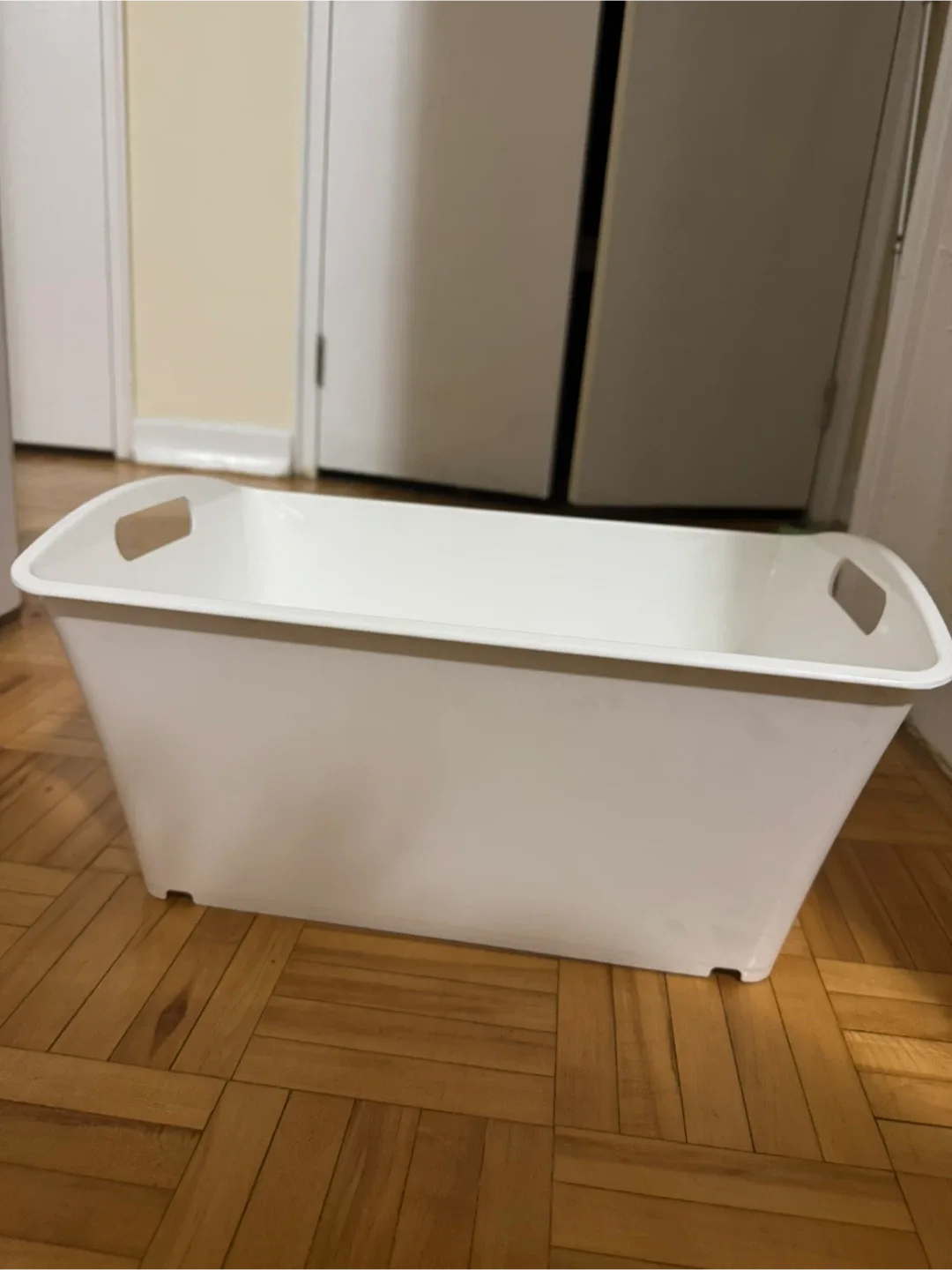 White Storage Basket Bin thumbnail