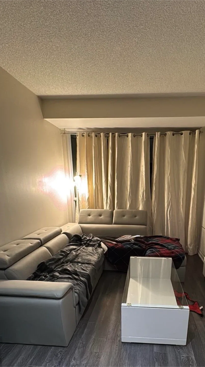Convertible Sectional Sofa/Sofa bed - Beige thumbnail