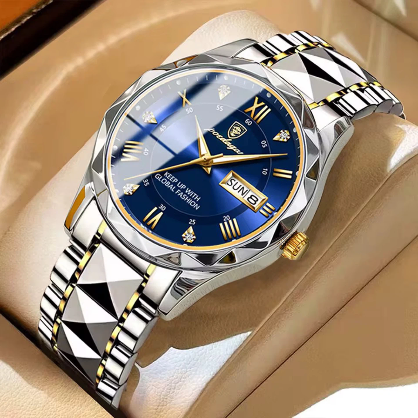 New Waterproof Glow Mens Watch Fashion Watch